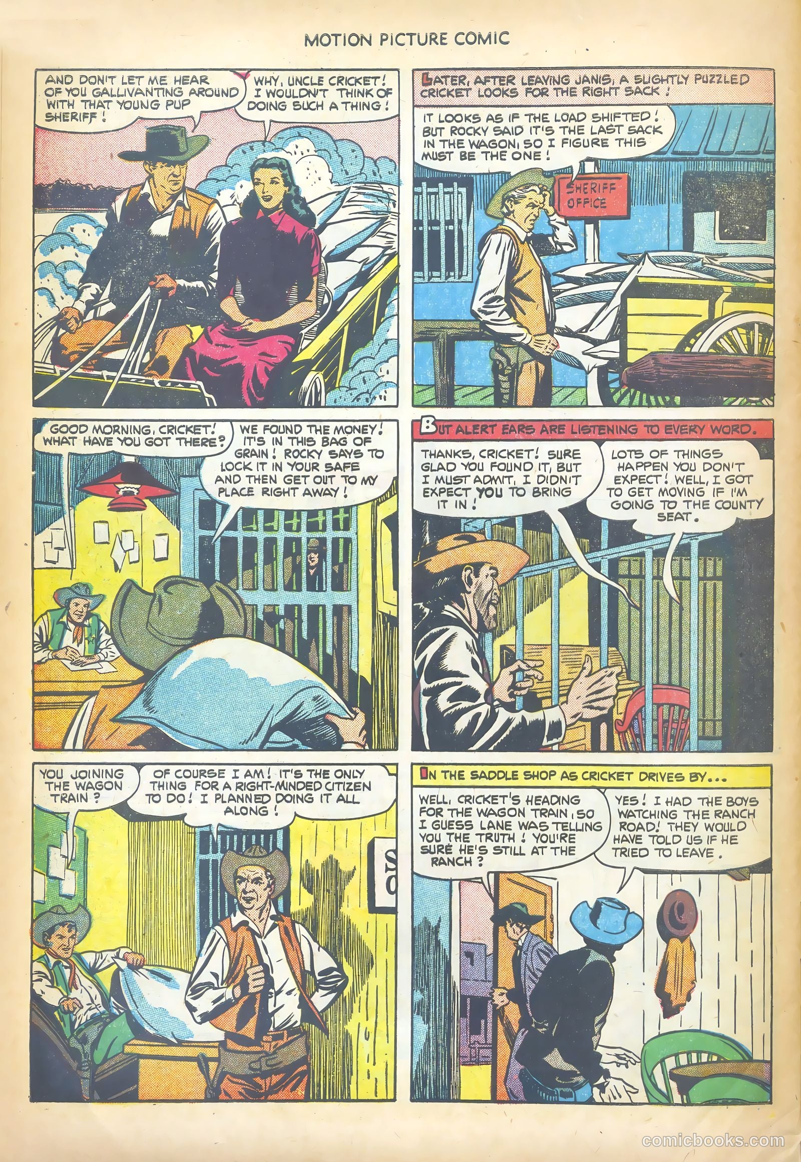Motion Picture Comics #109 (1952) — page 28 of 36