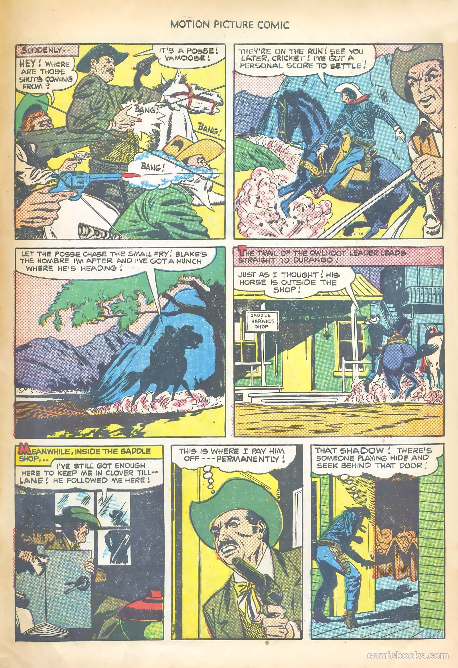 Motion Picture Comics #109 (1952) — page 33 of 36