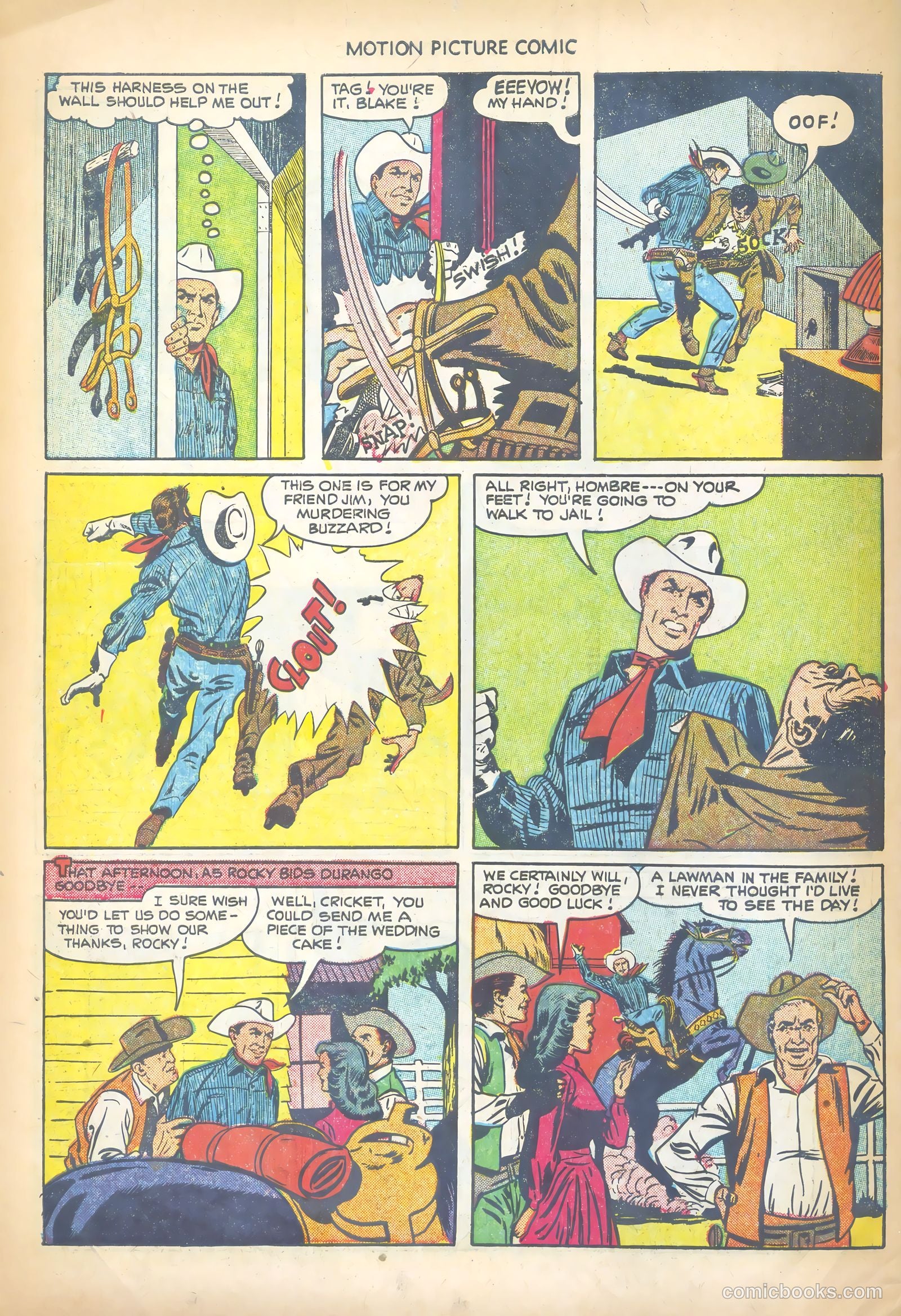 Motion Picture Comics #109 (1952) — page 34 of 36