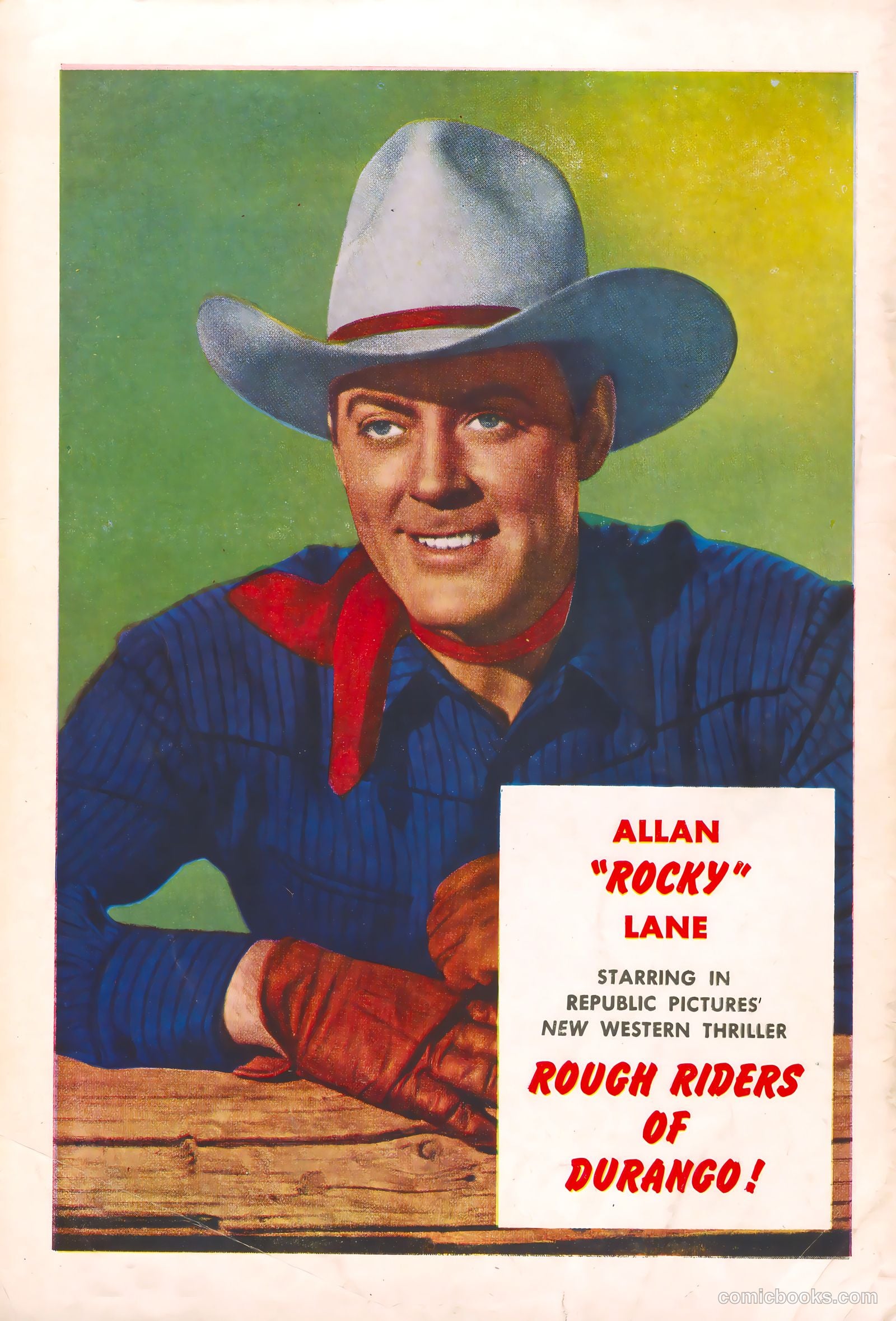 Motion Picture Comics #109 (1952) — page 36 of 36