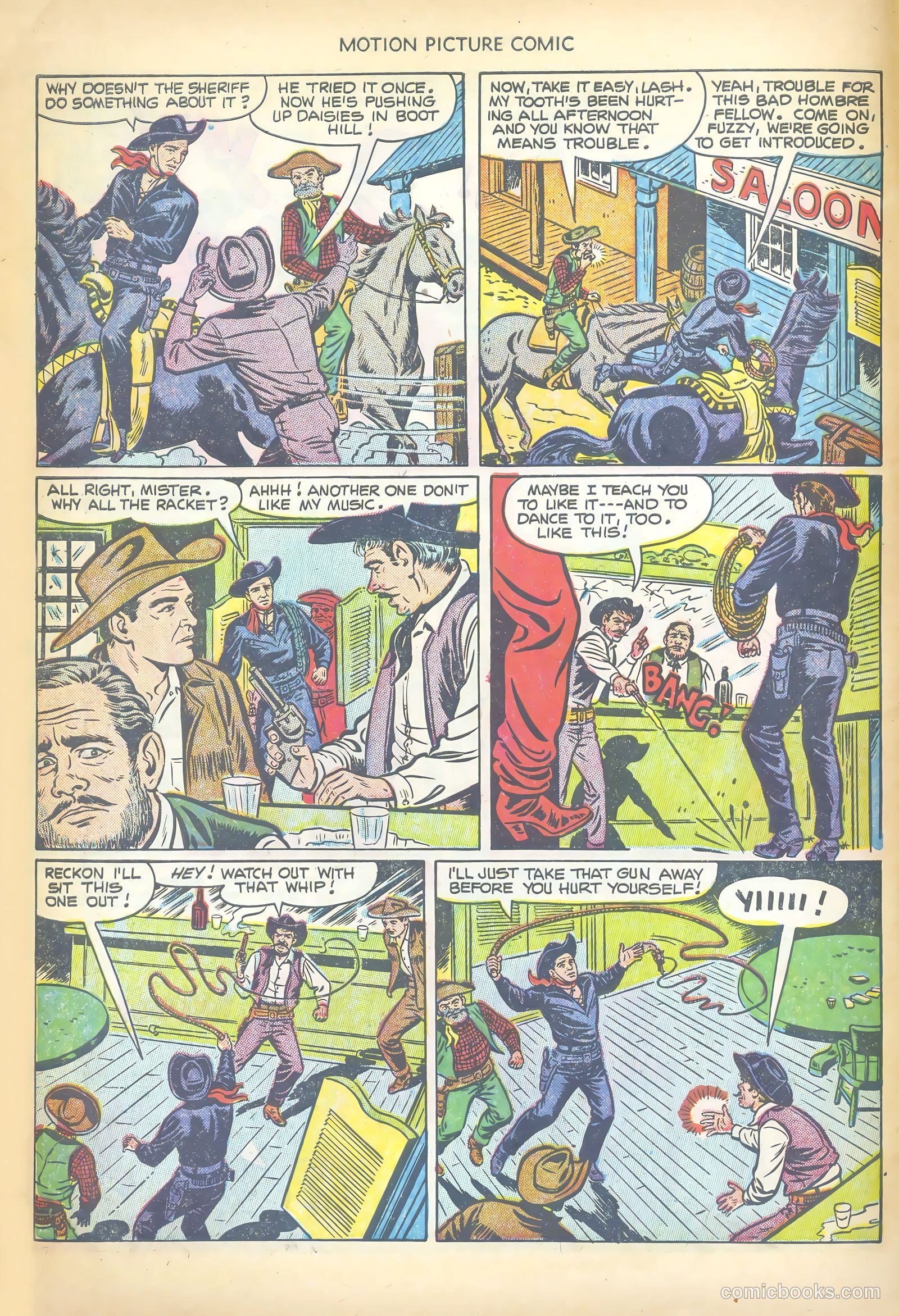 Motion Picture Comics #111 (1952) — page 6 of 36