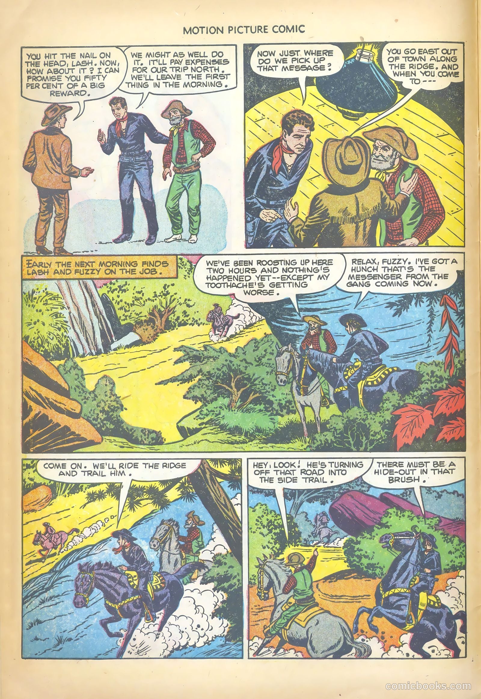 Motion Picture Comics #111 (1952) — page 10 of 36