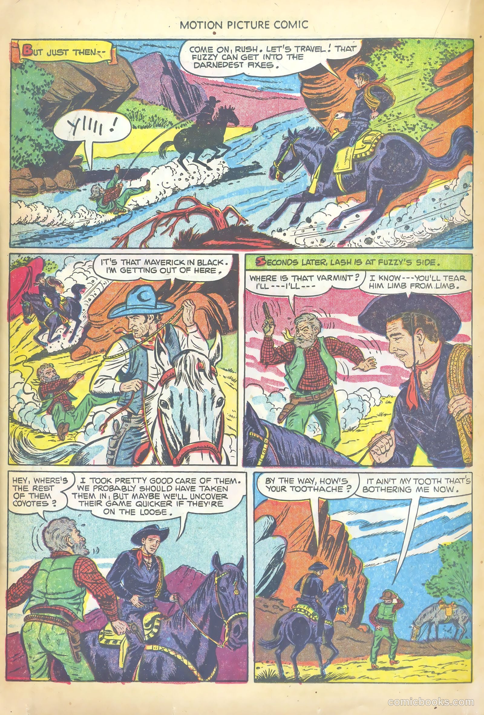 Motion Picture Comics #111 (1952) — page 18 of 36
