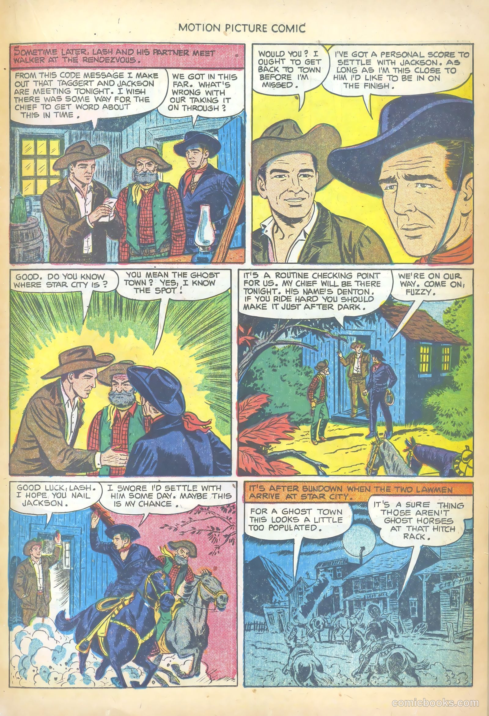 Motion Picture Comics #111 (1952) — page 19 of 36