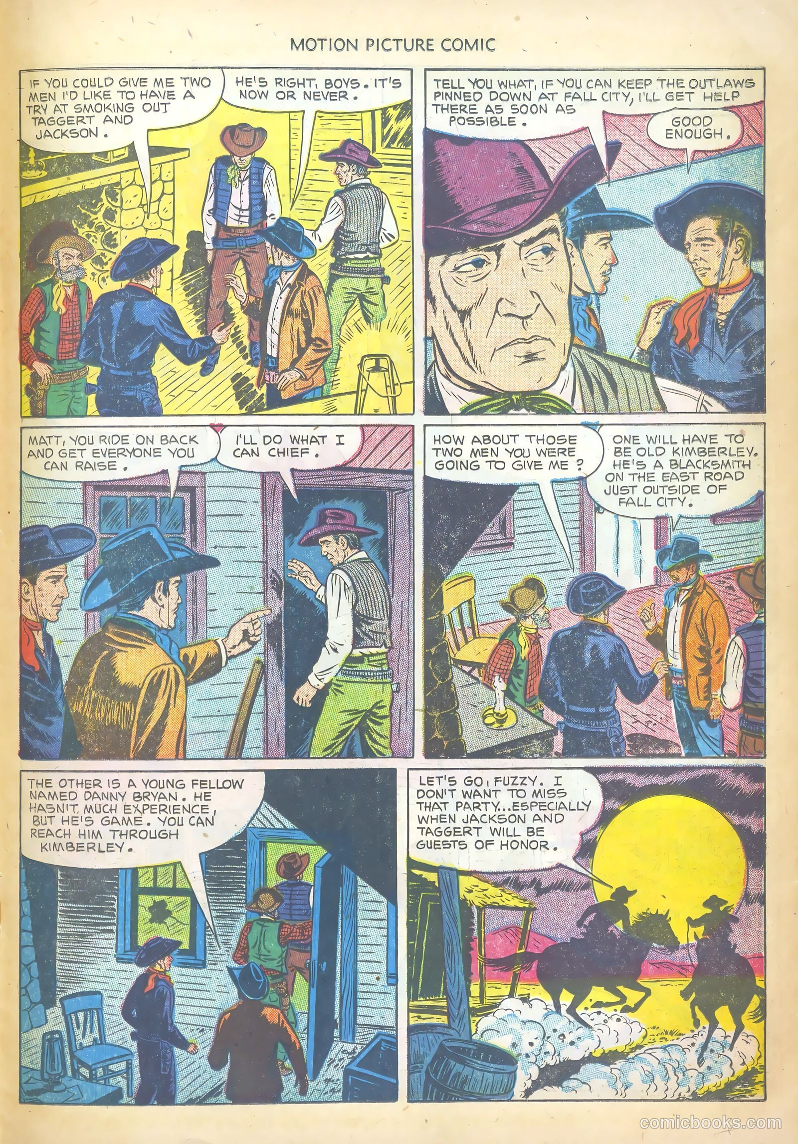 Motion Picture Comics #111 (1952) — page 23 of 36
