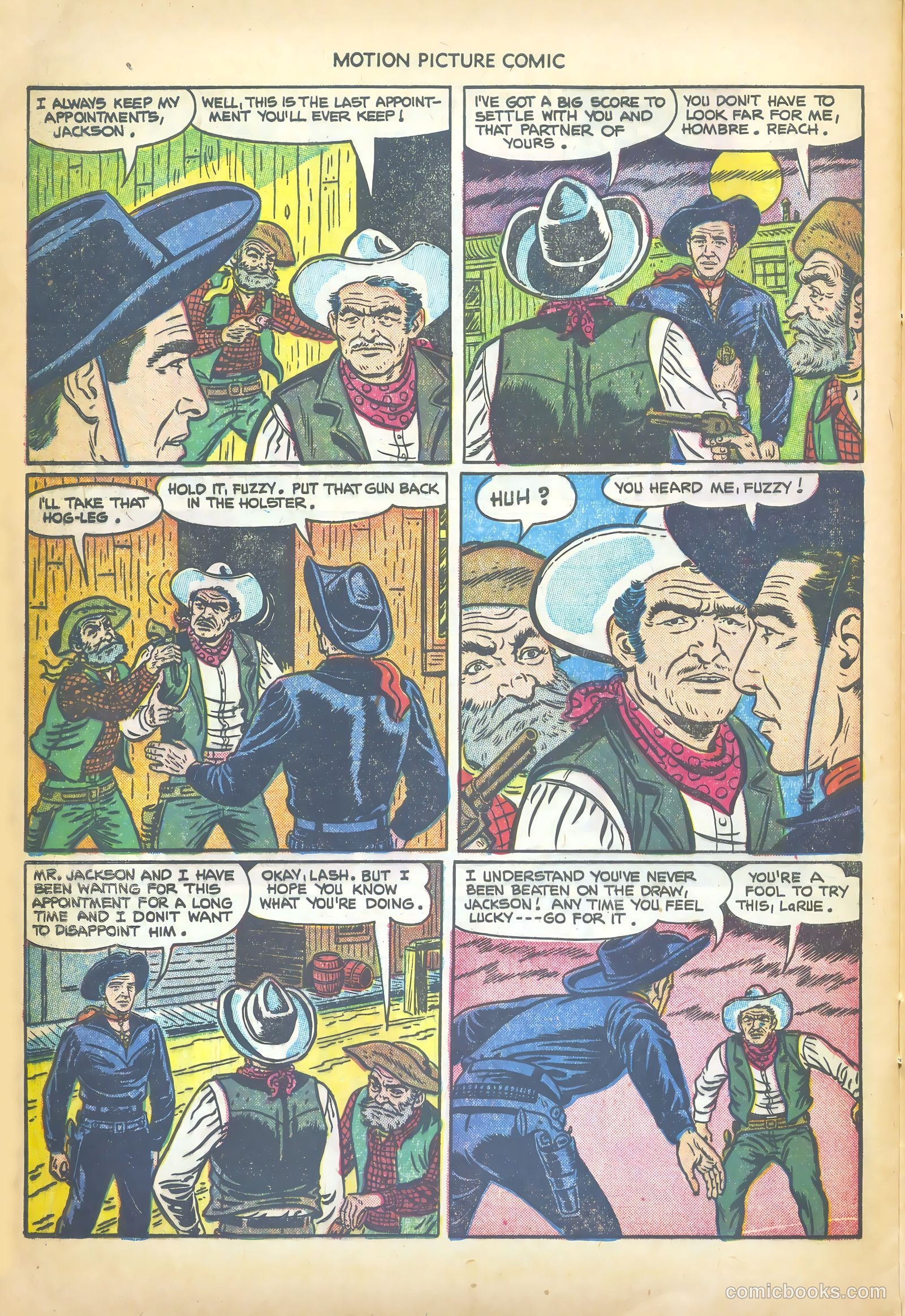 Motion Picture Comics #111 (1952) — page 28 of 36