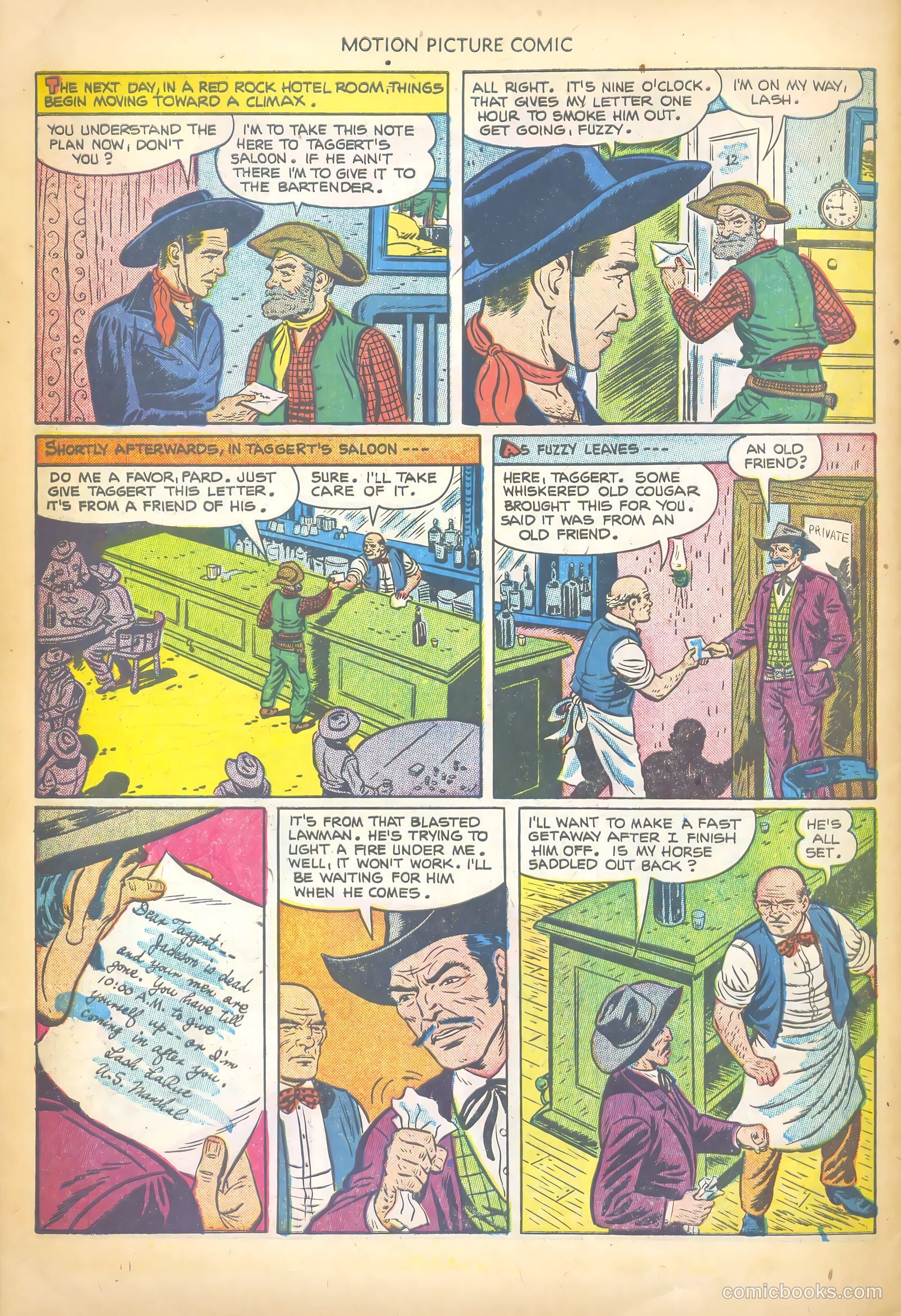 Motion Picture Comics #111 (1952) — page 30 of 36