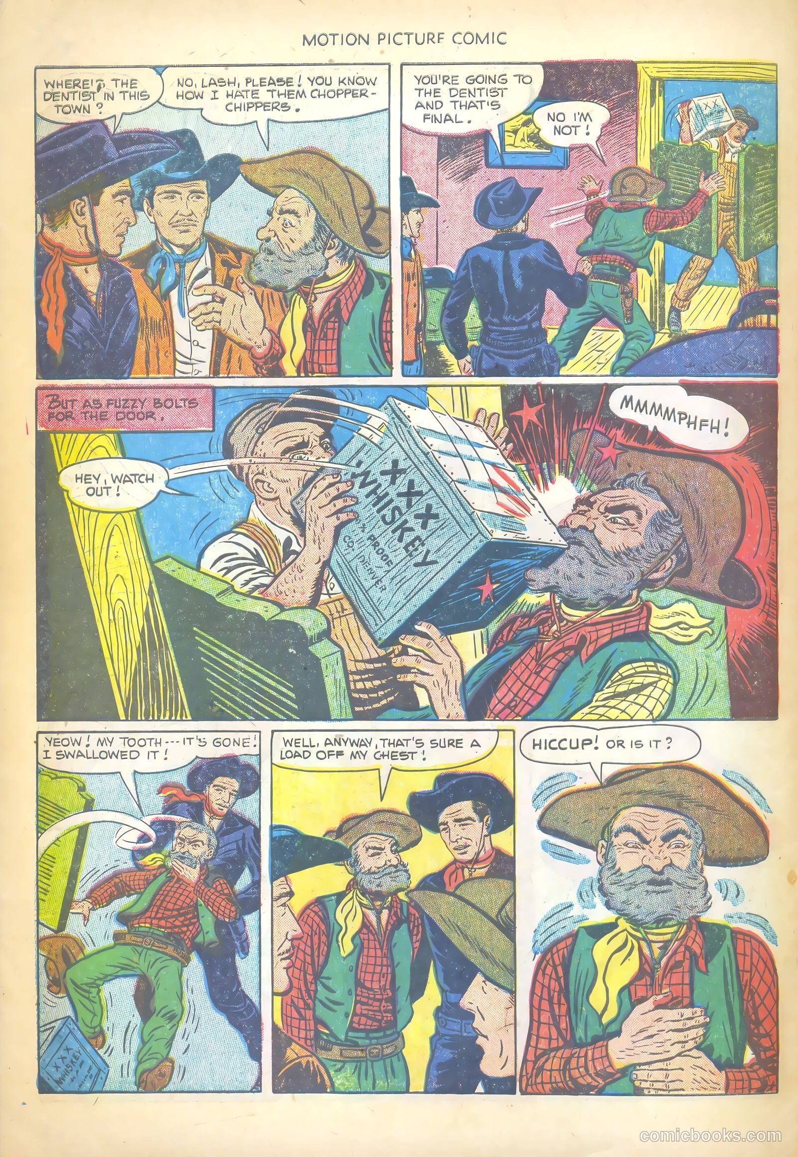 Motion Picture Comics #111 (1952) — page 34 of 36