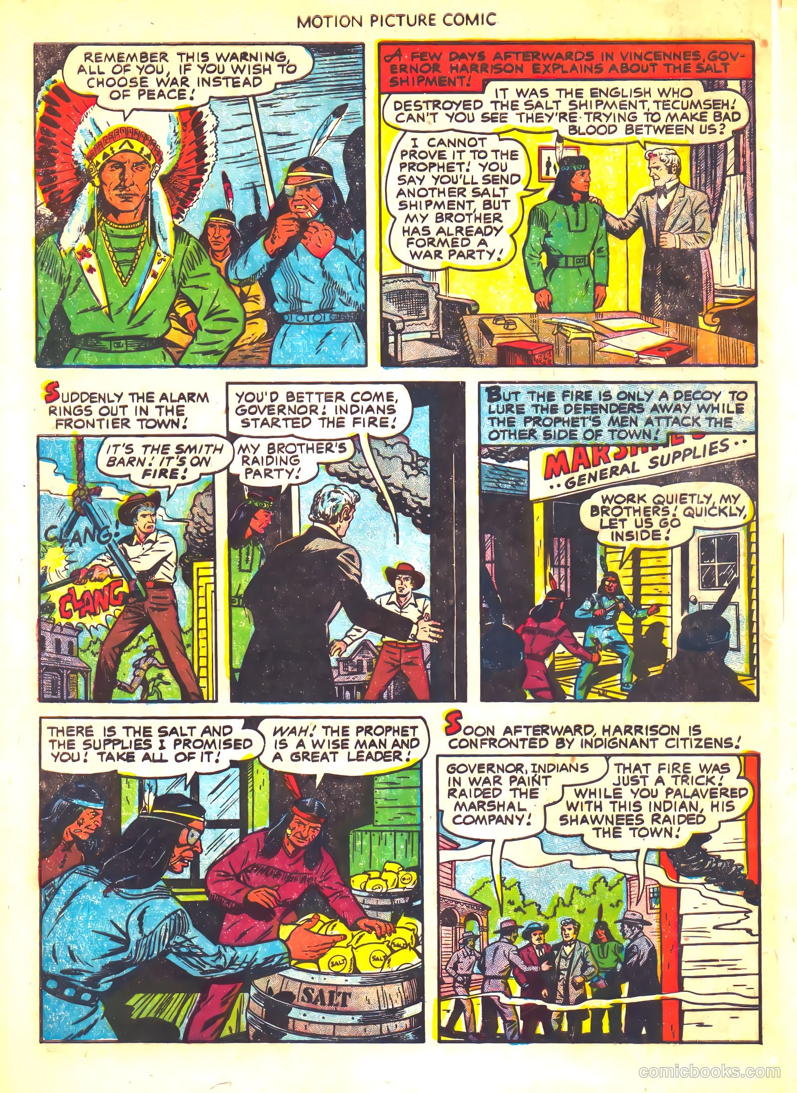 Motion Picture Comics #112 (1952) — page 8 of 36