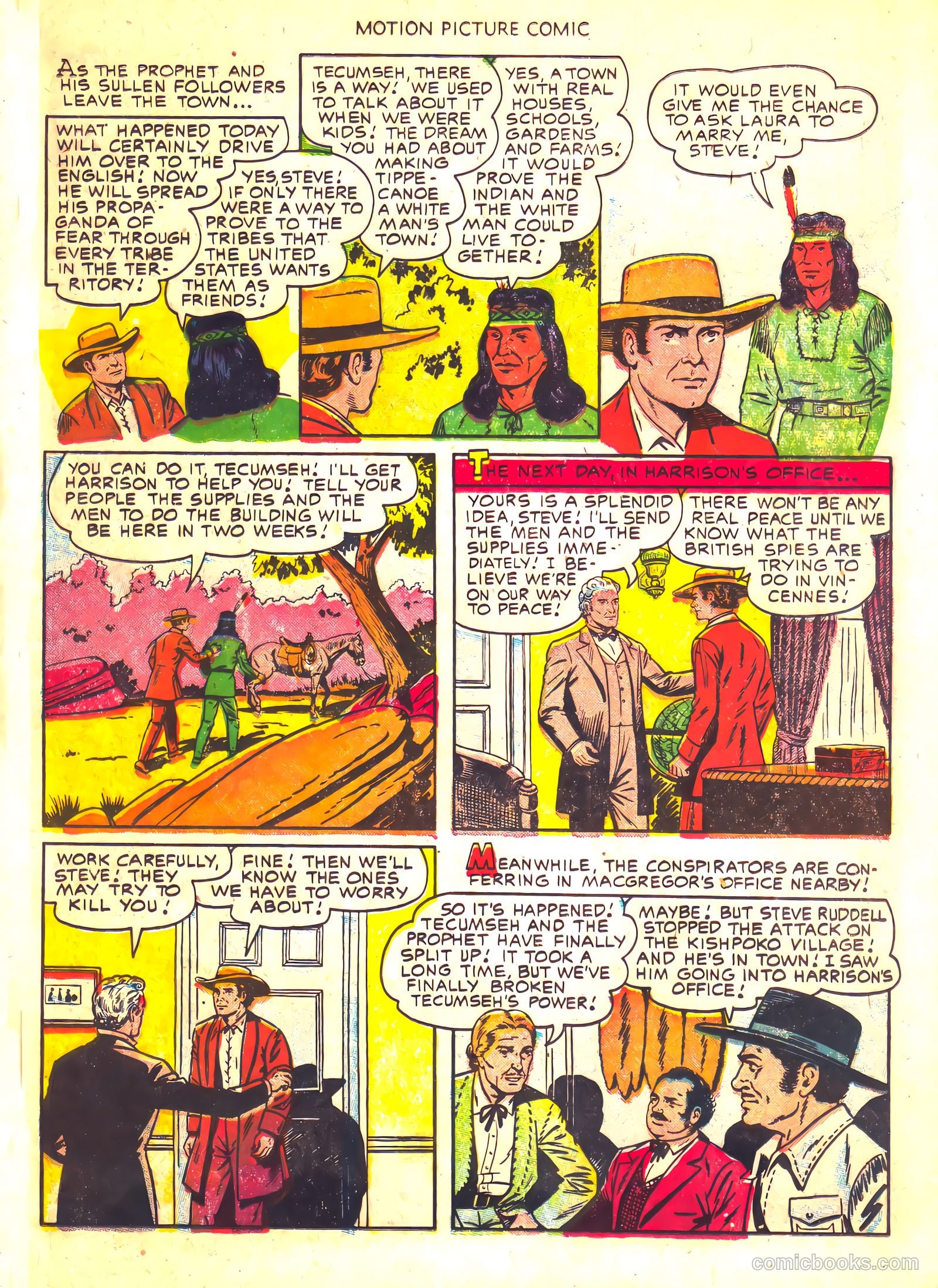 Motion Picture Comics #112 (1952) — page 17 of 36