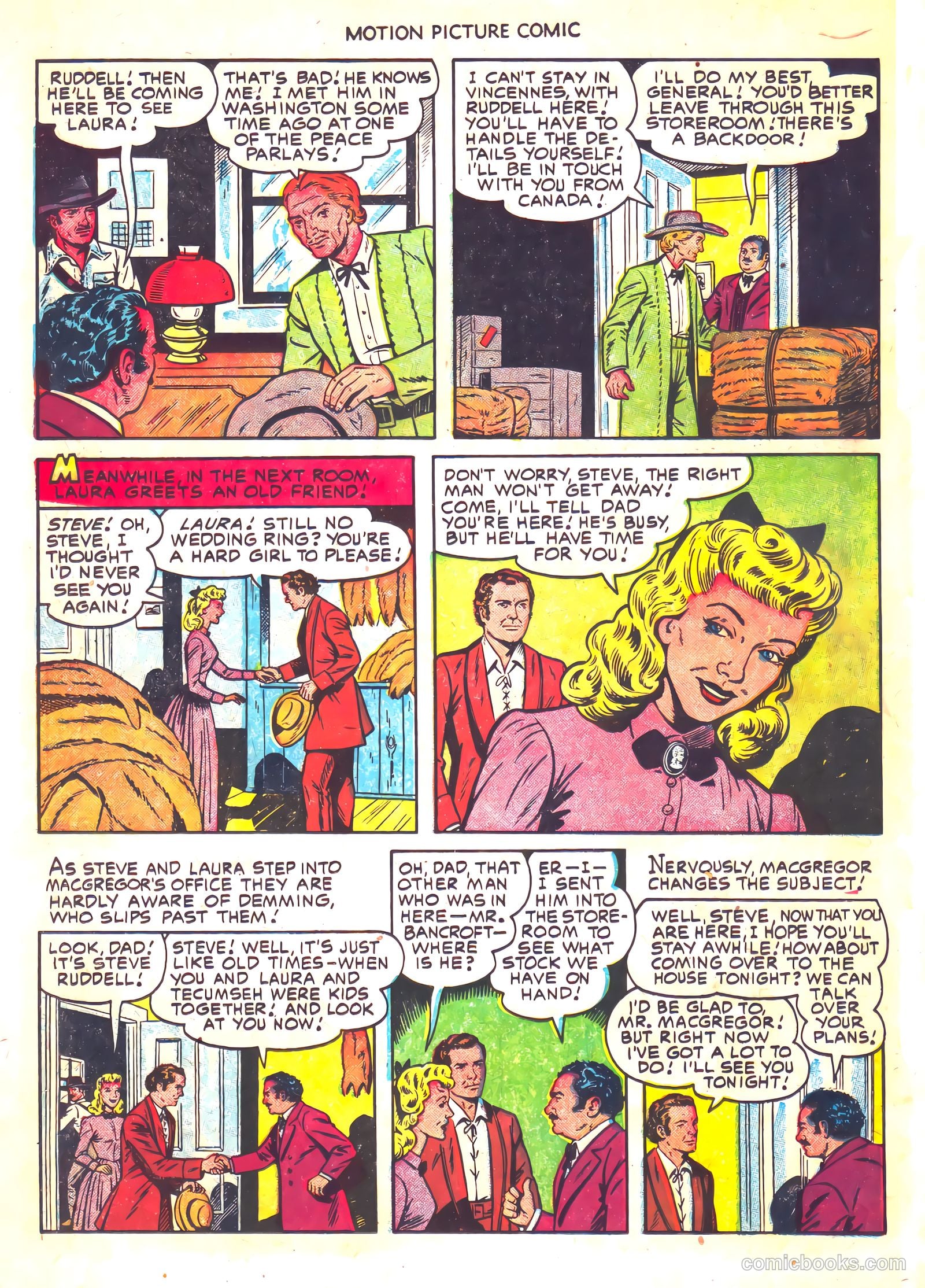 Motion Picture Comics #112 (1952) — page 18 of 36