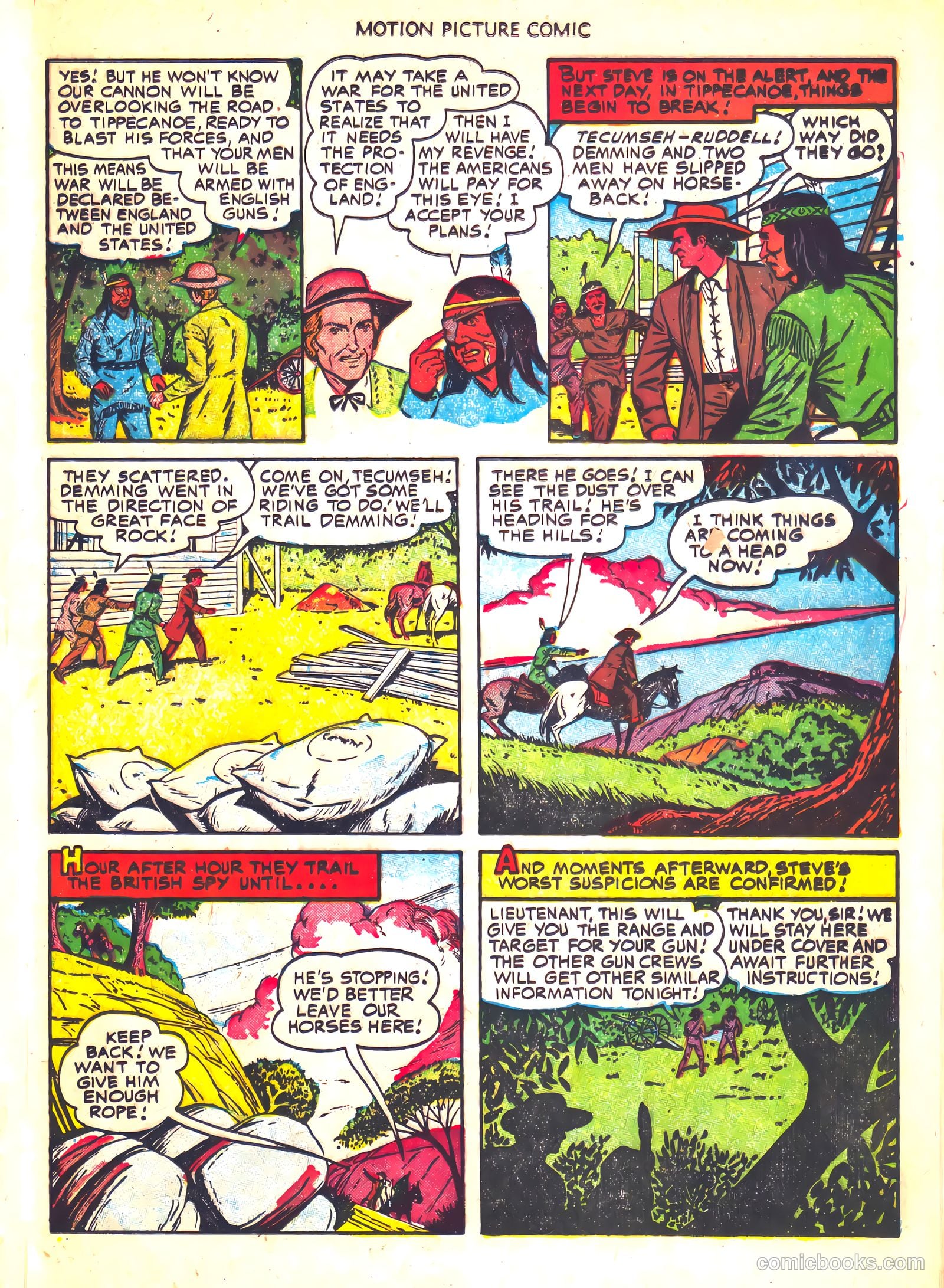 Motion Picture Comics #112 (1952) — page 25 of 36