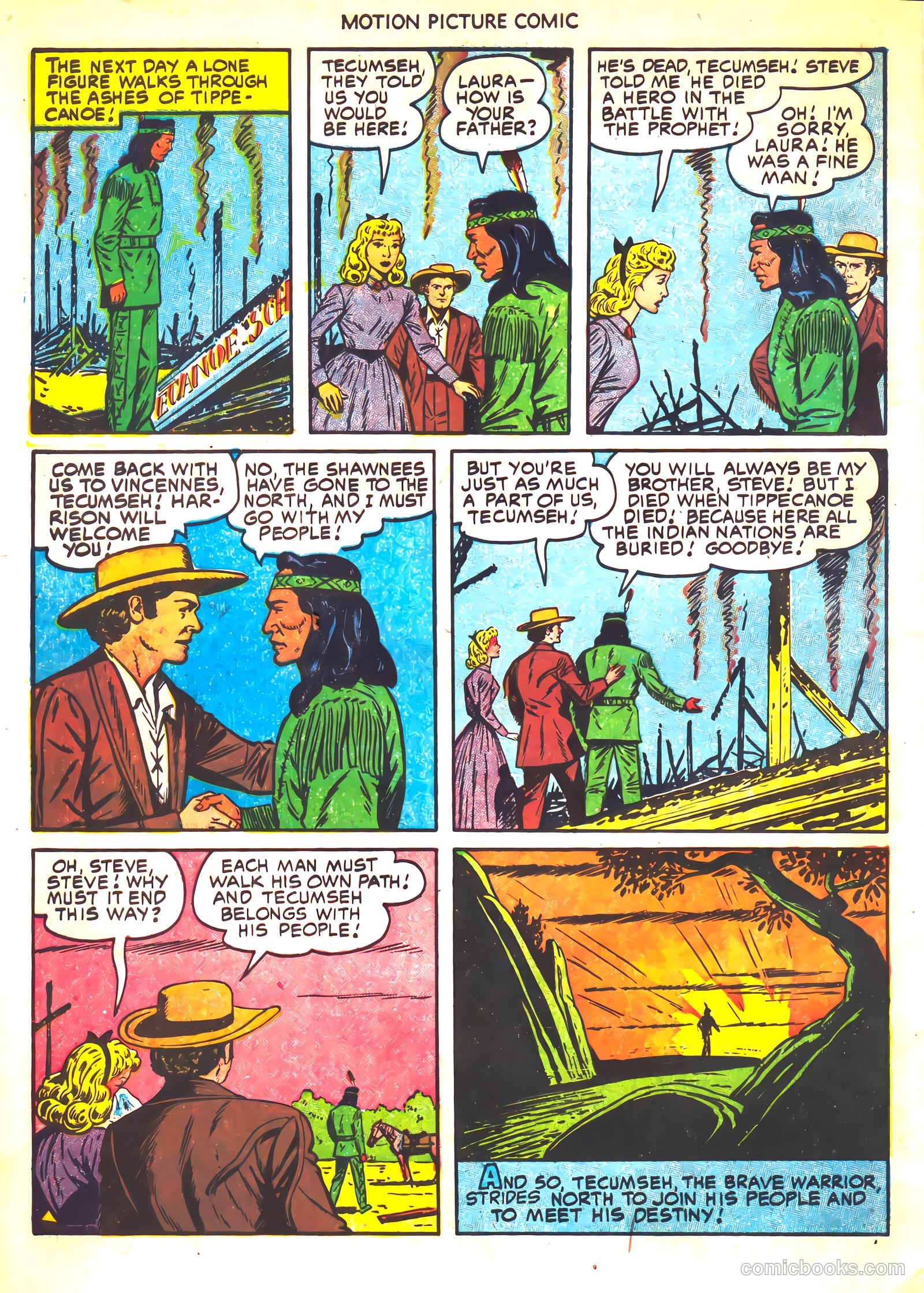 Motion Picture Comics #112 (1952) — page 34 of 36
