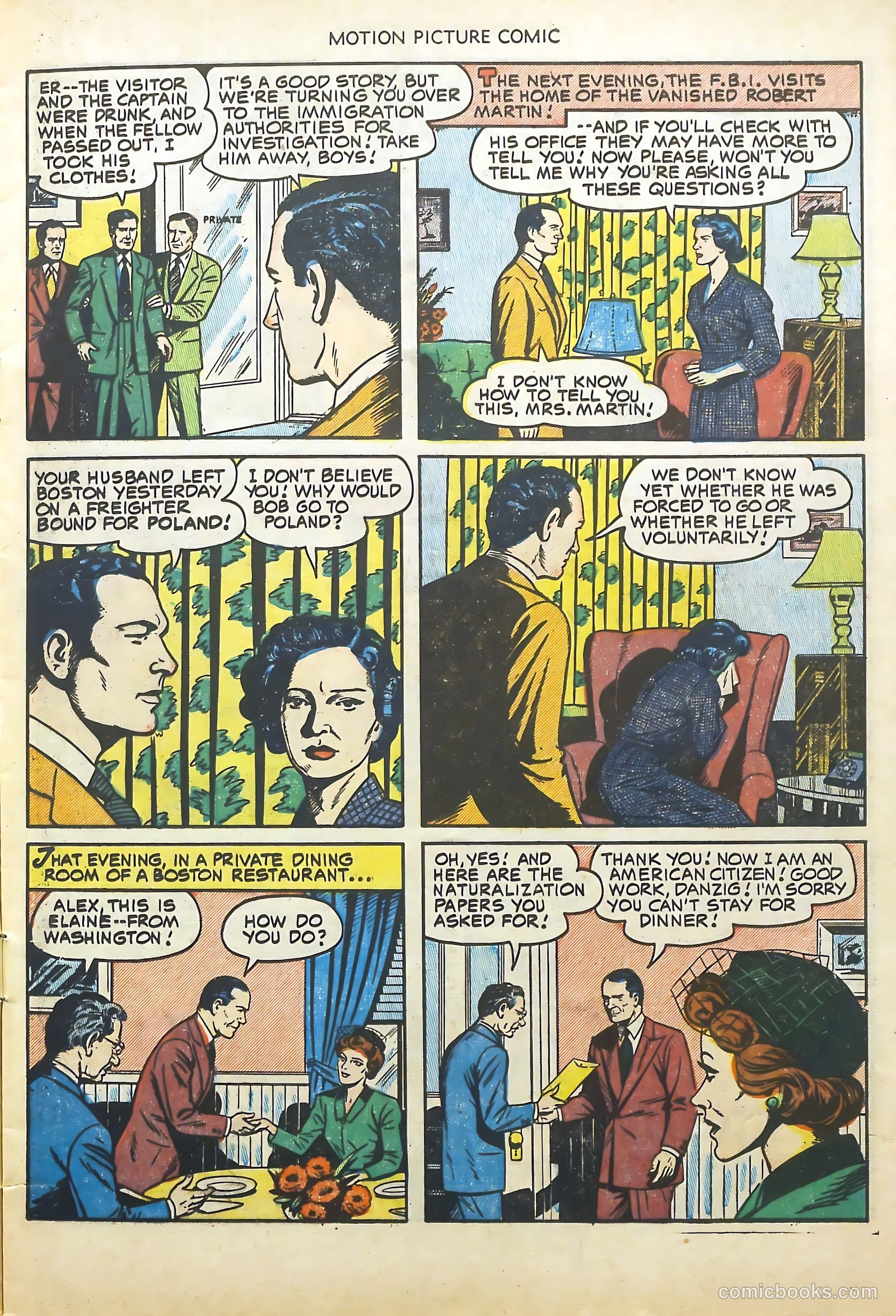 Motion Picture Comics #113 (1952) — page 9 of 36