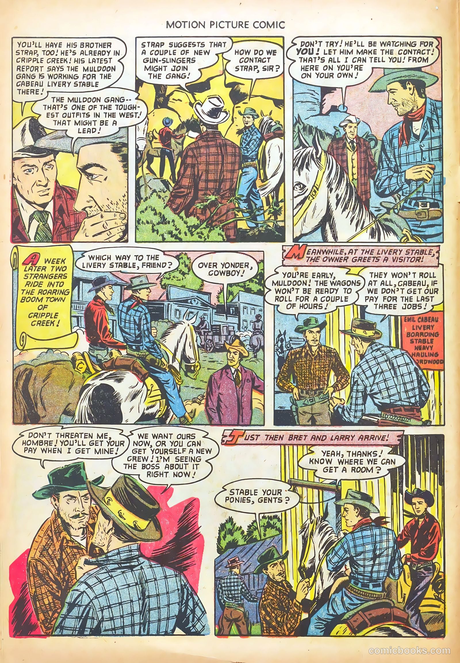 Motion Picture Comics #114 (1953) — page 8 of 36