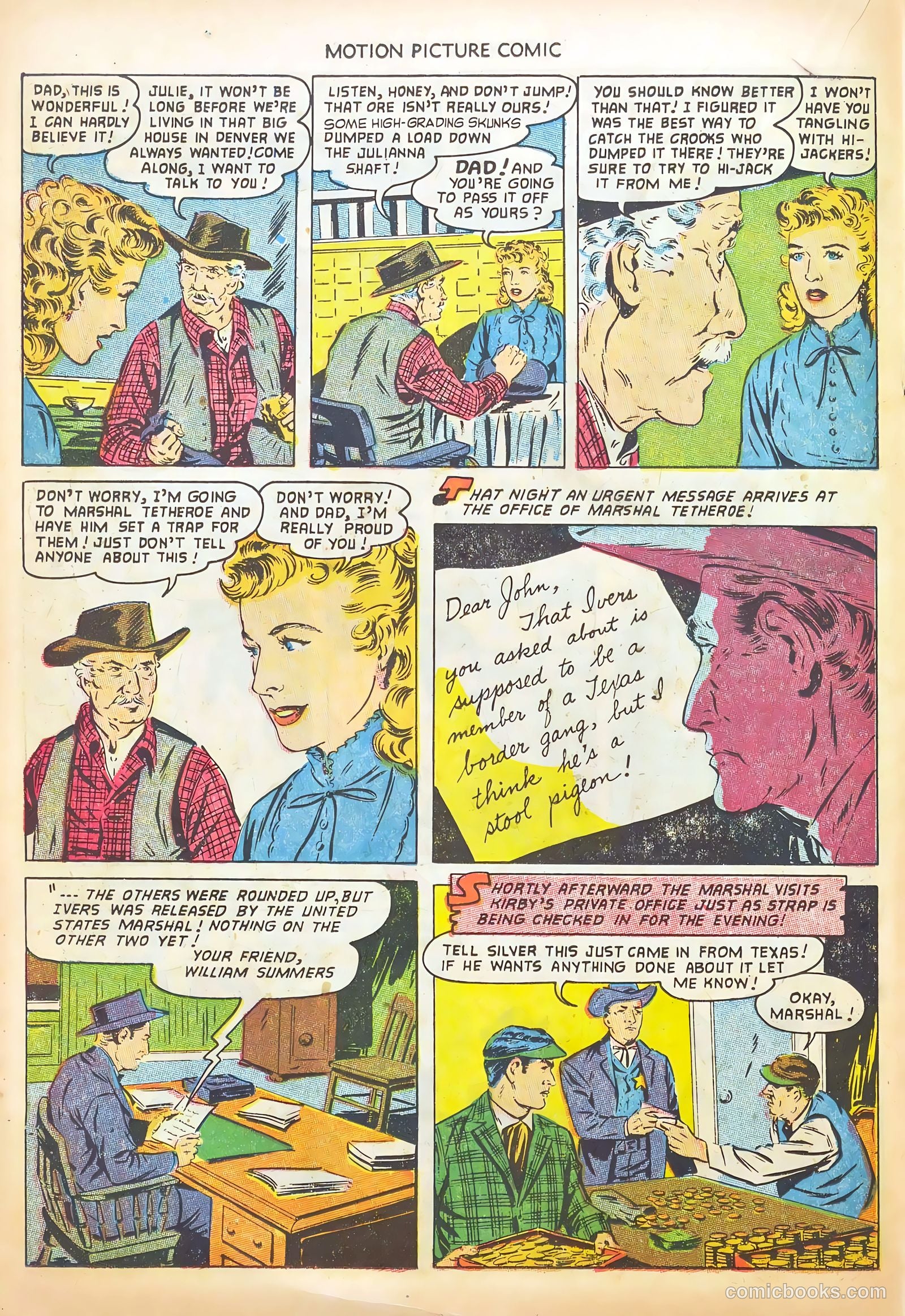 Motion Picture Comics #114 (1953) — page 18 of 36