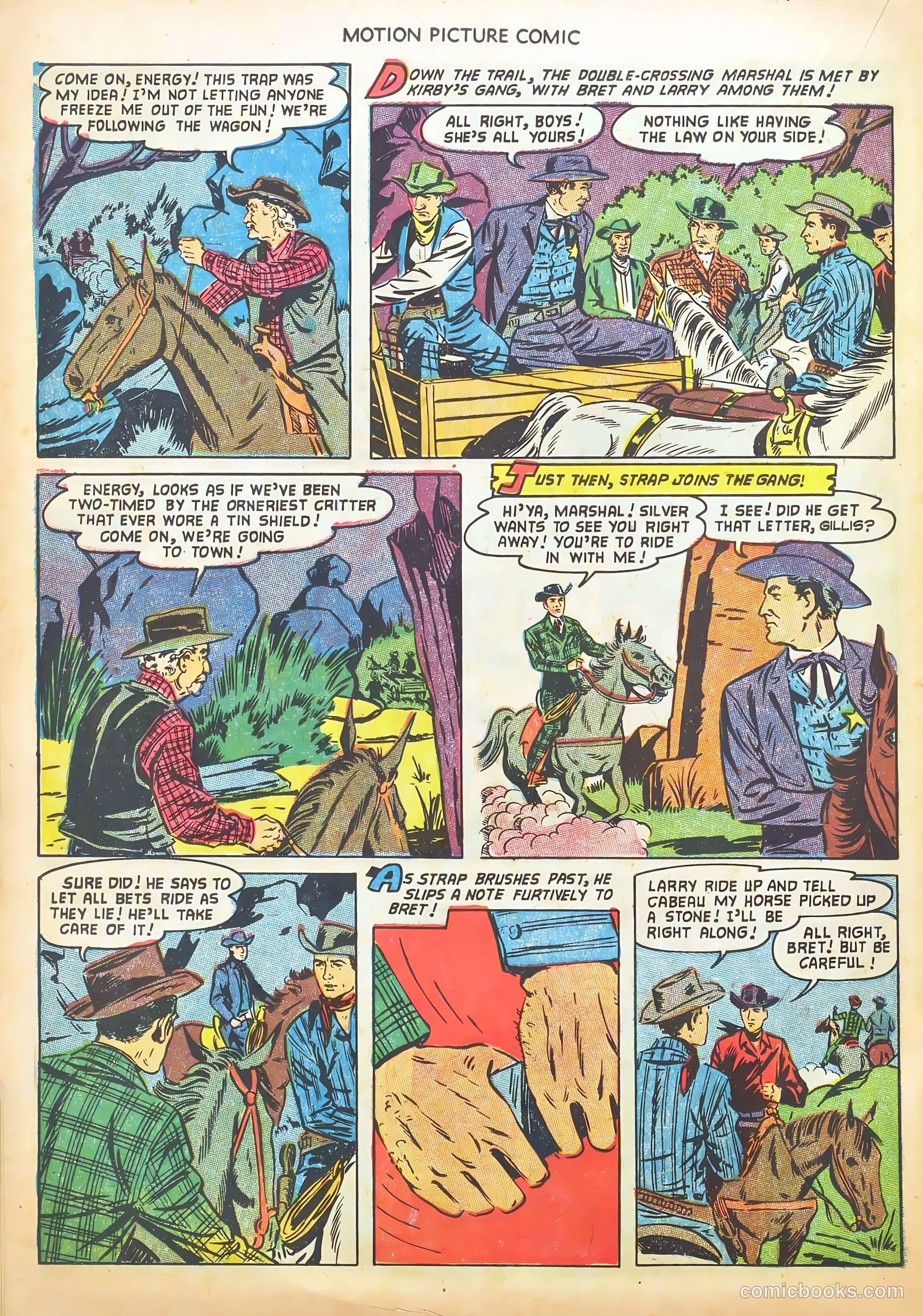 Motion Picture Comics #114 (1953) — page 20 of 36