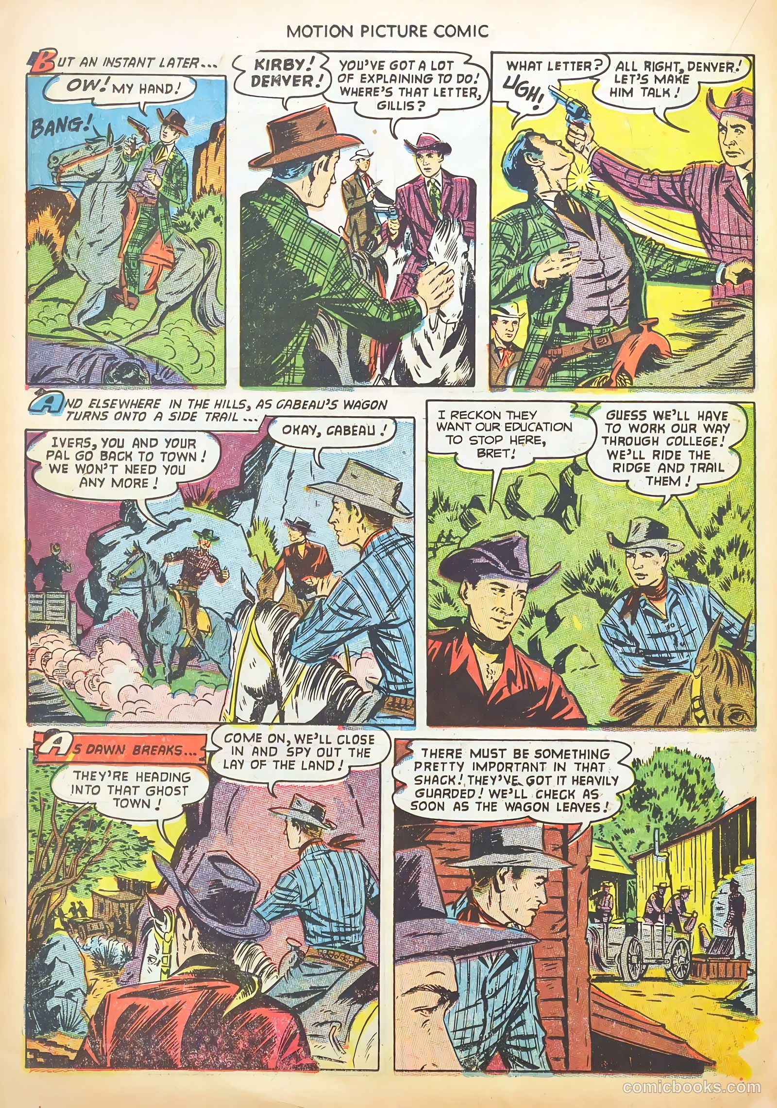 Motion Picture Comics #114 (1953) — page 22 of 36