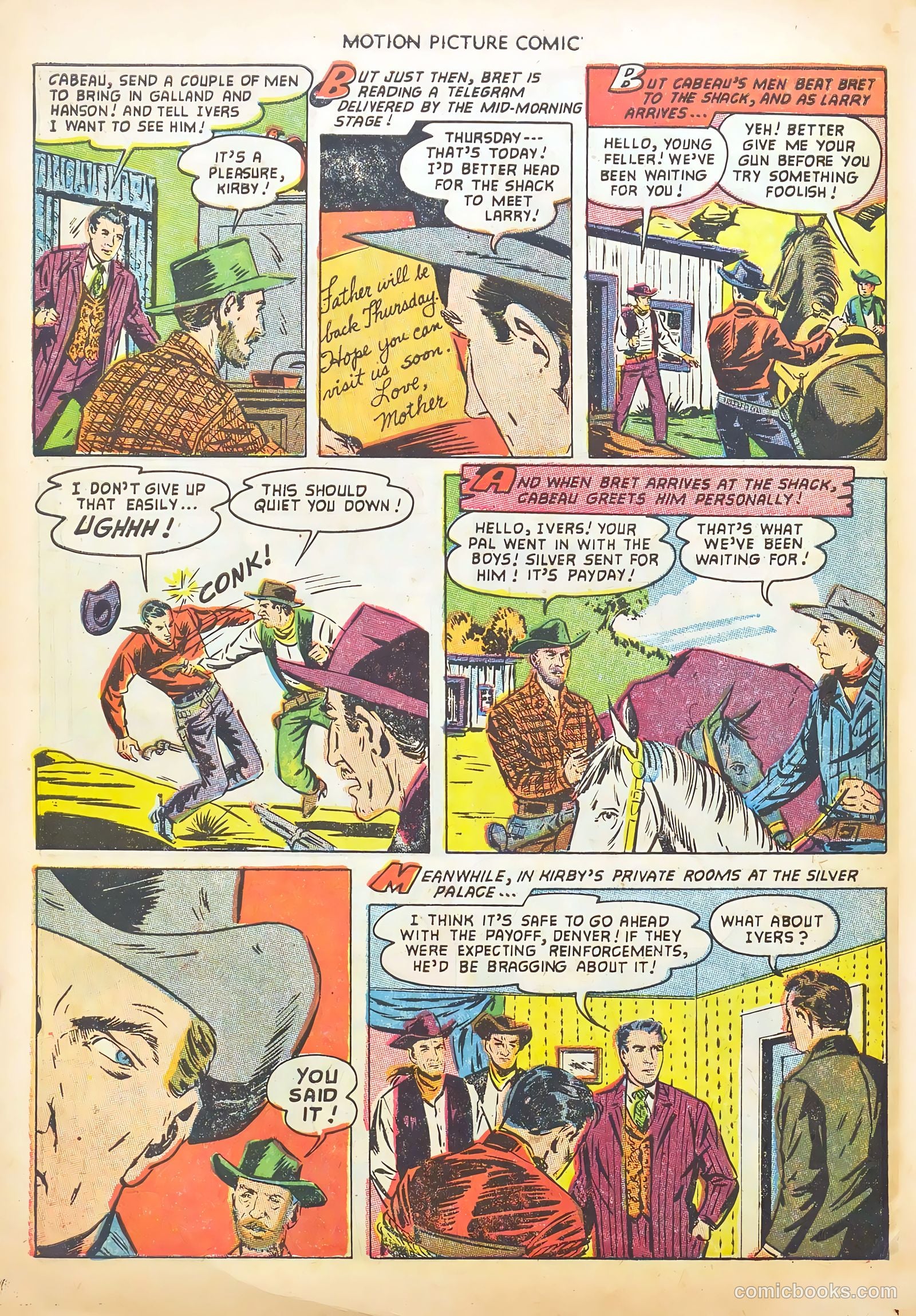 Motion Picture Comics #114 (1953) — page 30 of 36