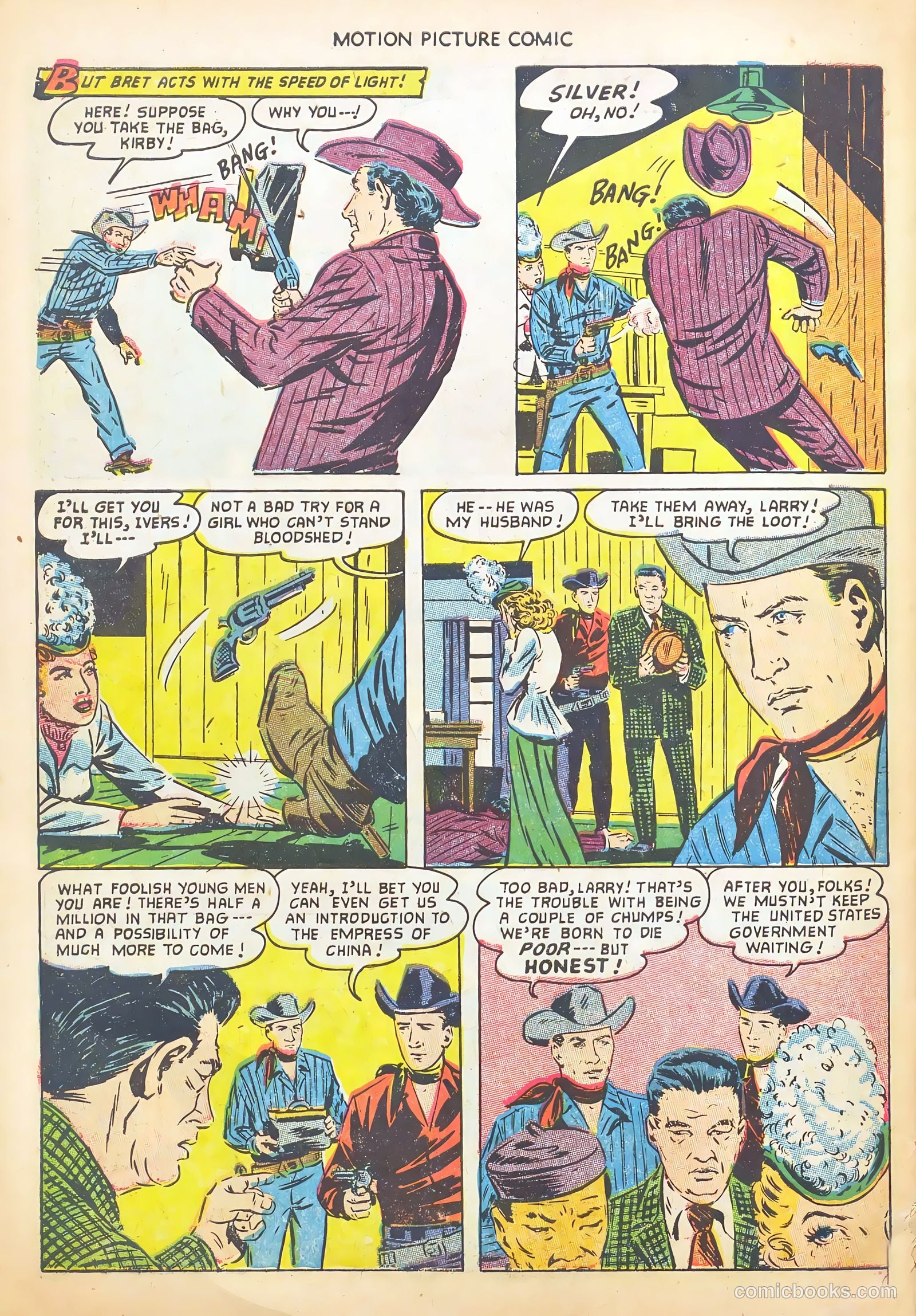 Motion Picture Comics #114 (1953) — page 34 of 36