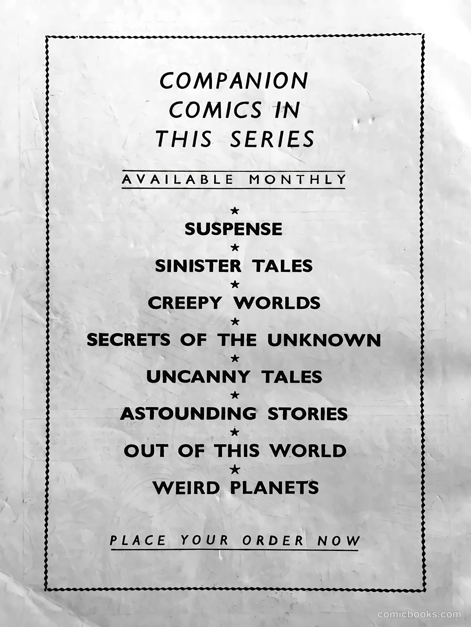 Astounding Stories #36 (1968) — page 59 of 59