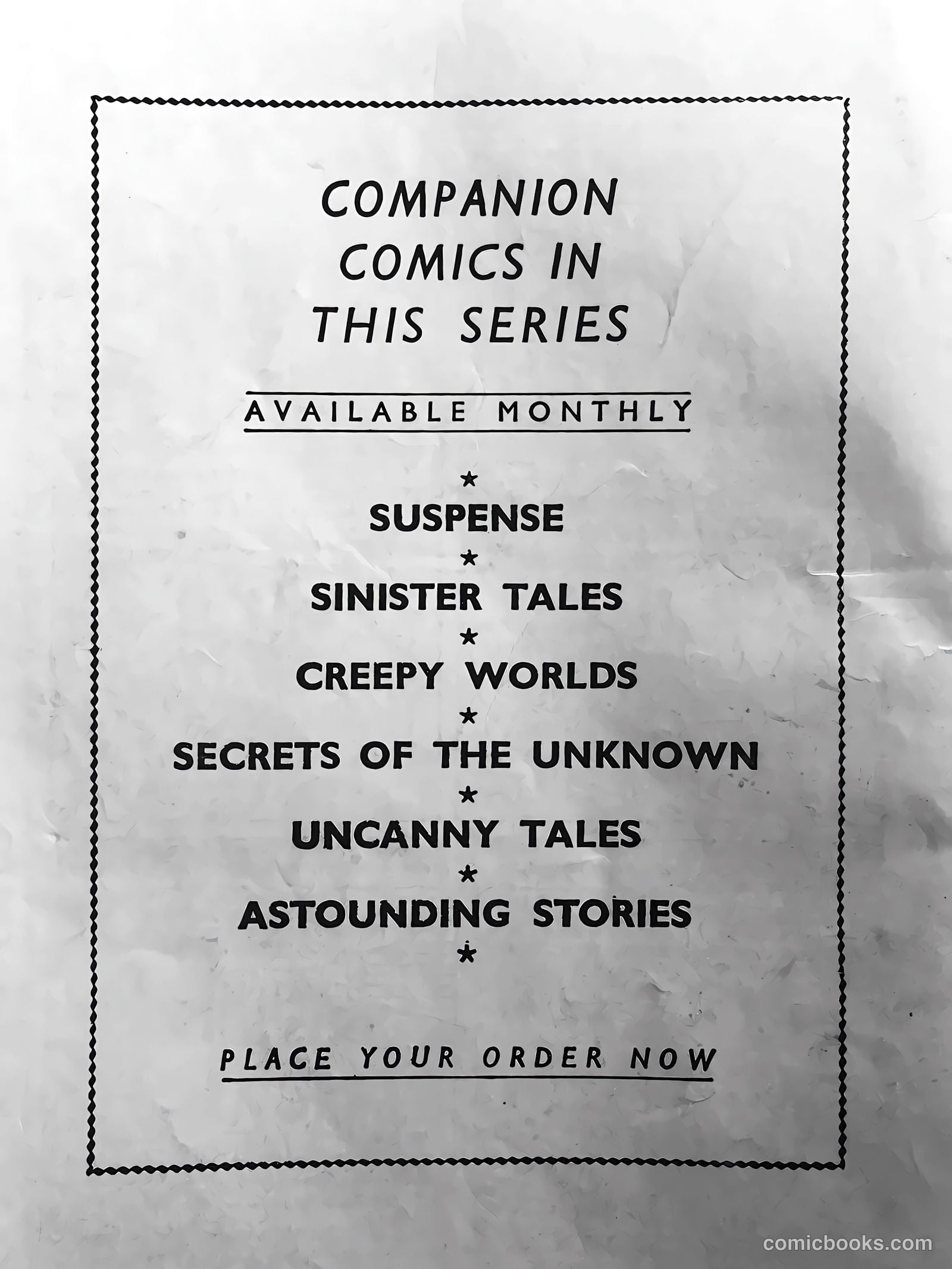 Astounding Stories #73 — page 52 of 52