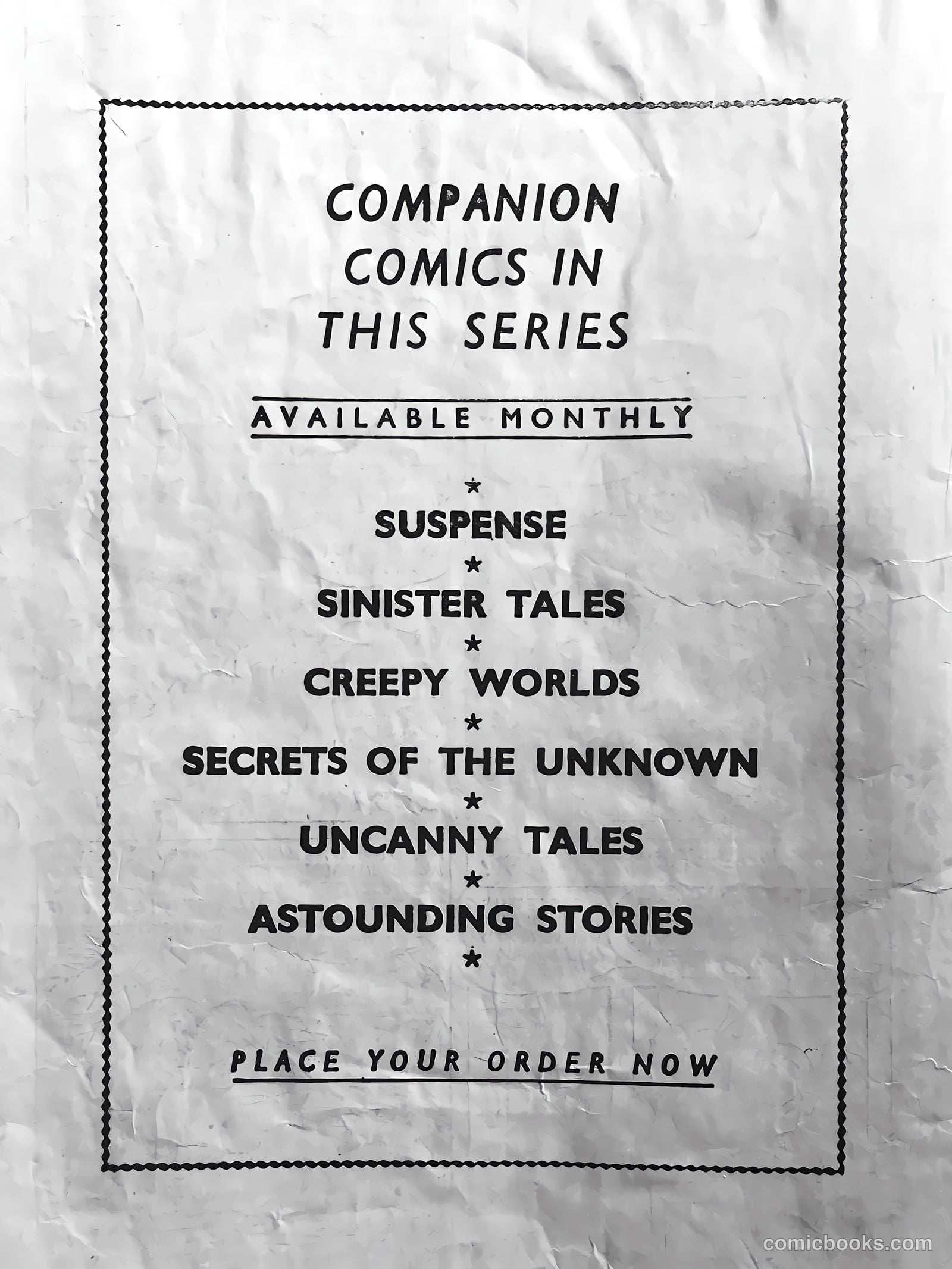 Astounding Stories #74 — page 52 of 52