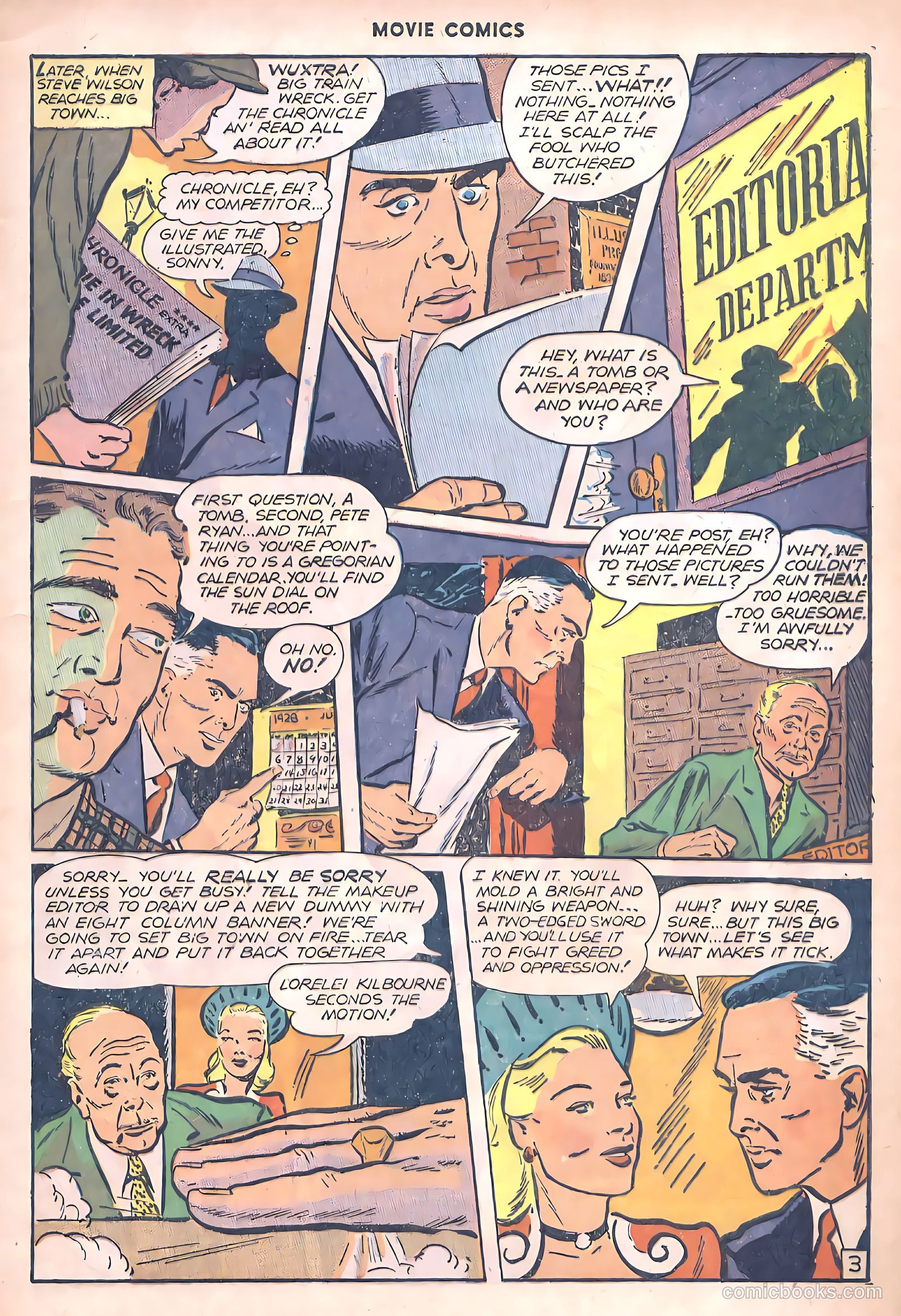 Movie Comics #1 (1946) — page 5 of 52