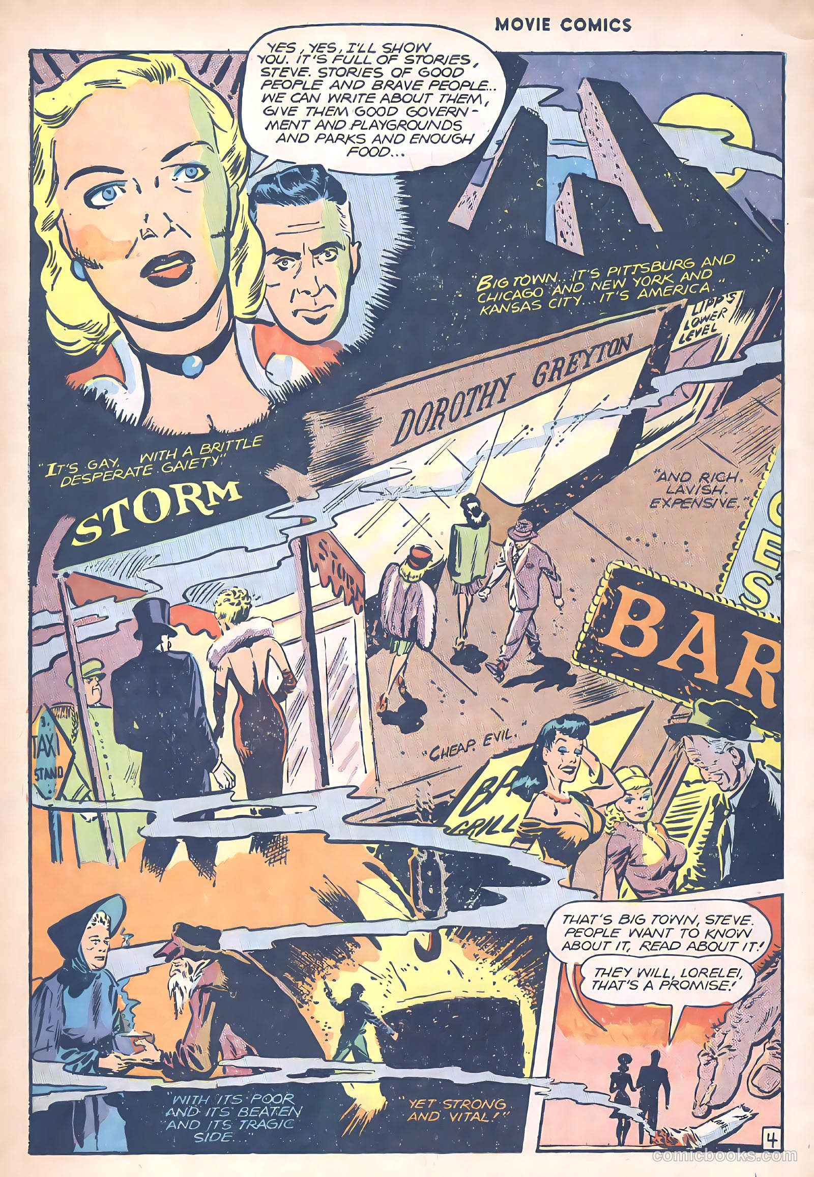 Movie Comics #1 (1946) — page 6 of 52
