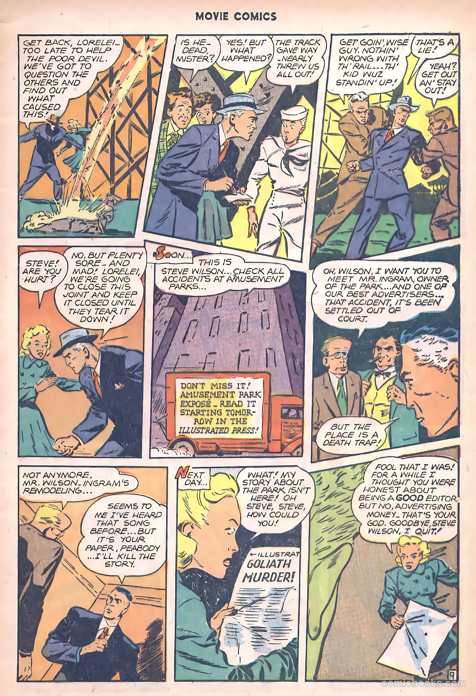 Movie Comics #1 (1946) — page 11 of 52