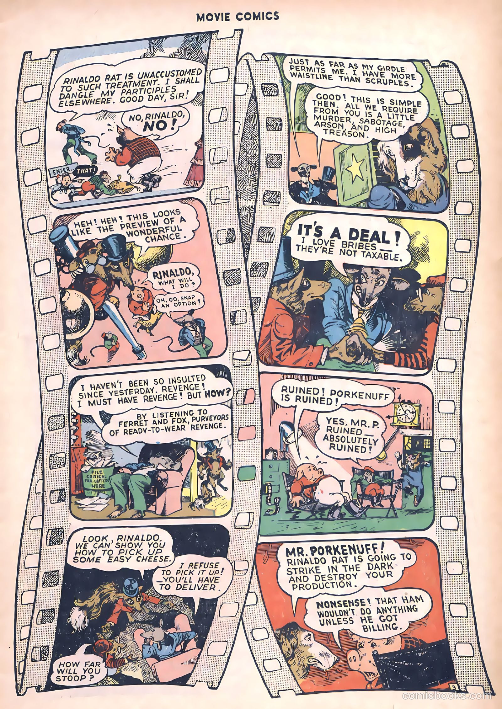 Movie Comics #1 (1946) — page 17 of 52