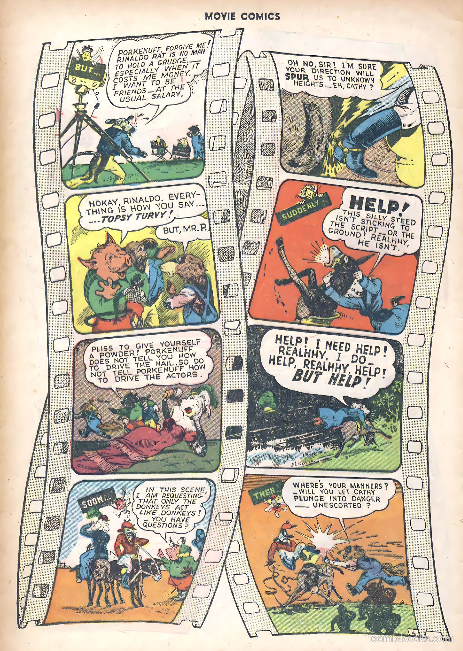 Movie Comics #1 (1946) — page 18 of 52