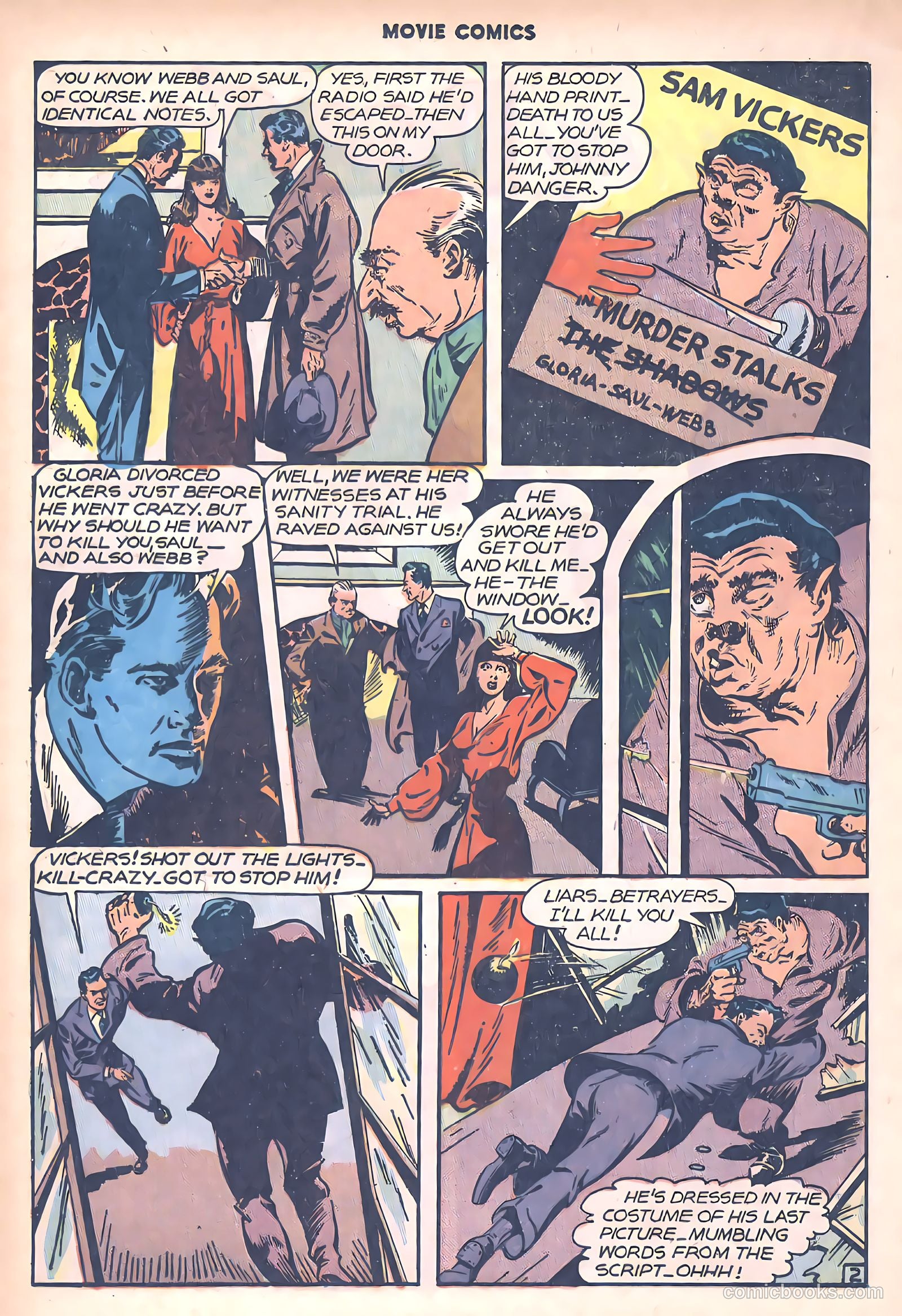 Movie Comics #1 (1946) — page 22 of 52