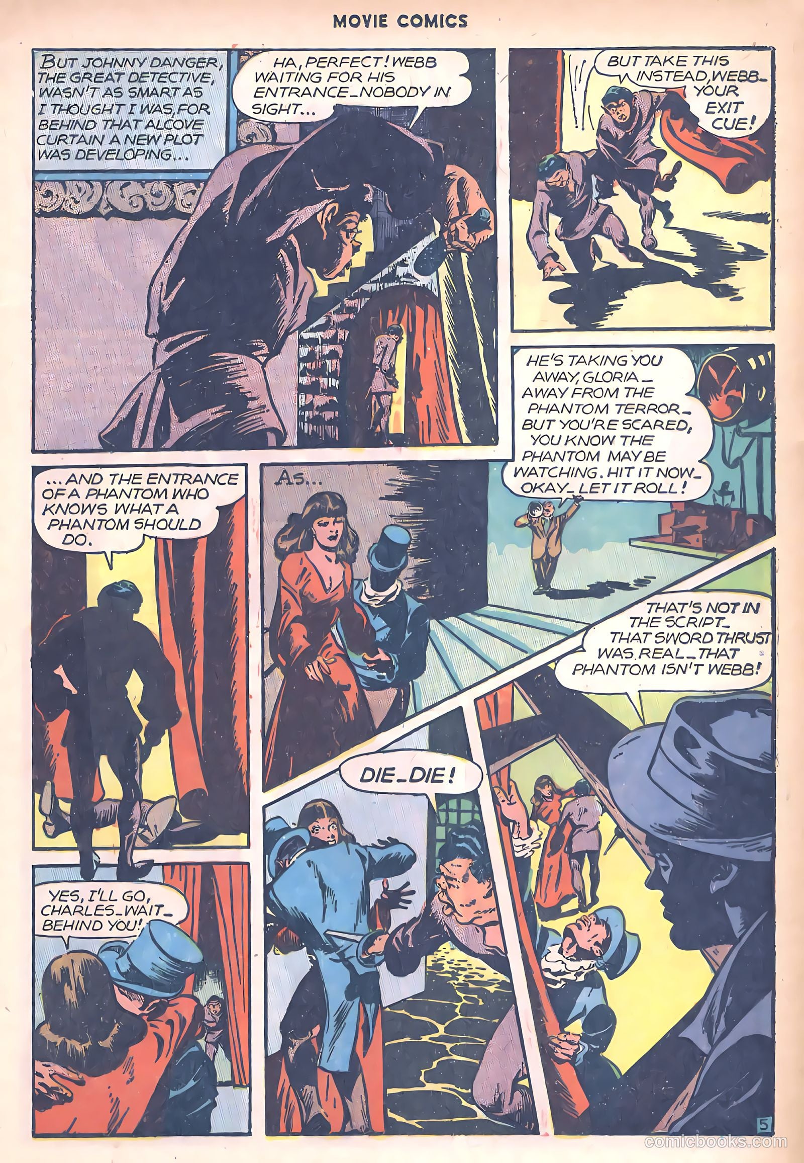 Movie Comics #1 (1946) — page 25 of 52