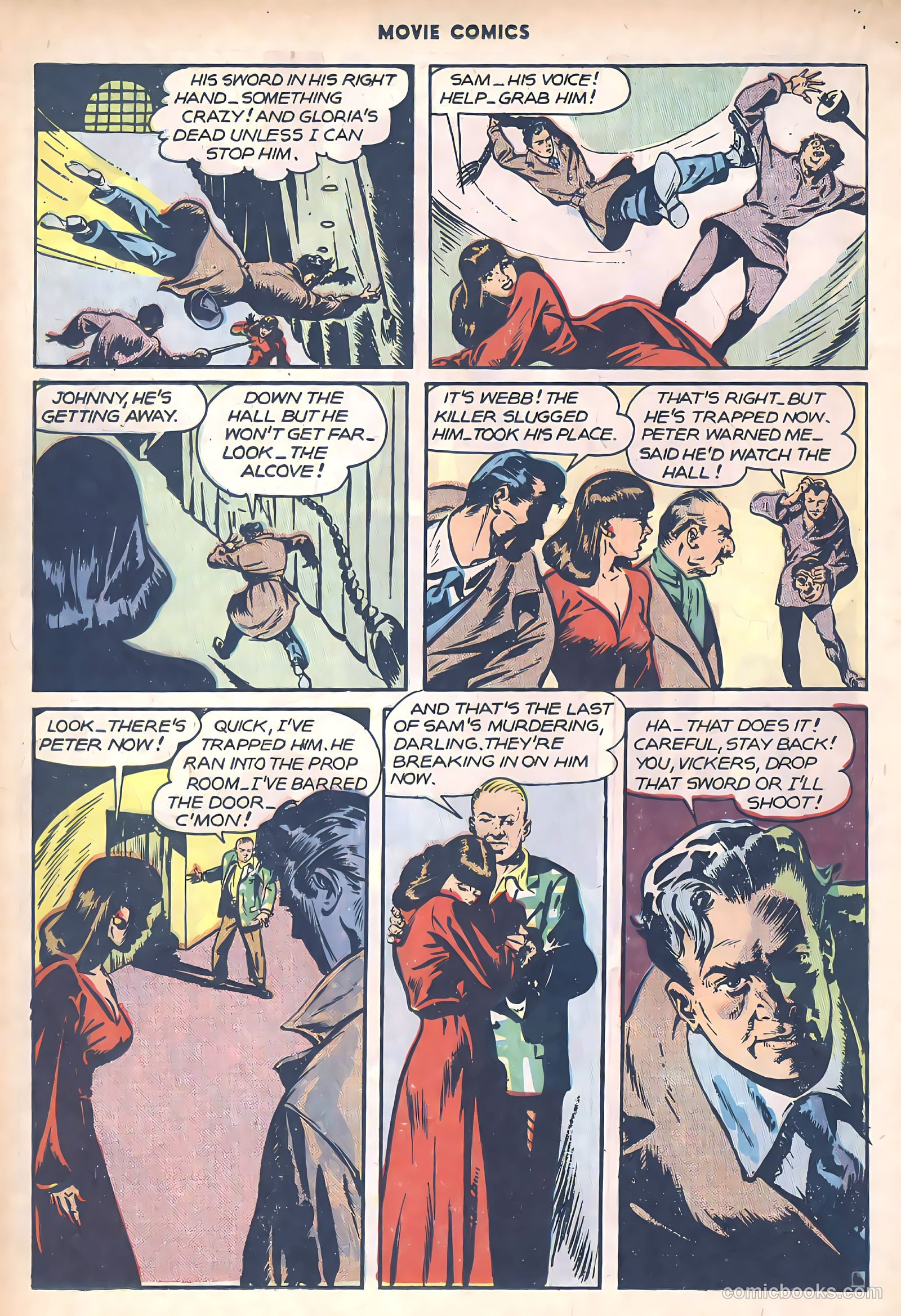 Movie Comics #1 (1946) — page 26 of 52