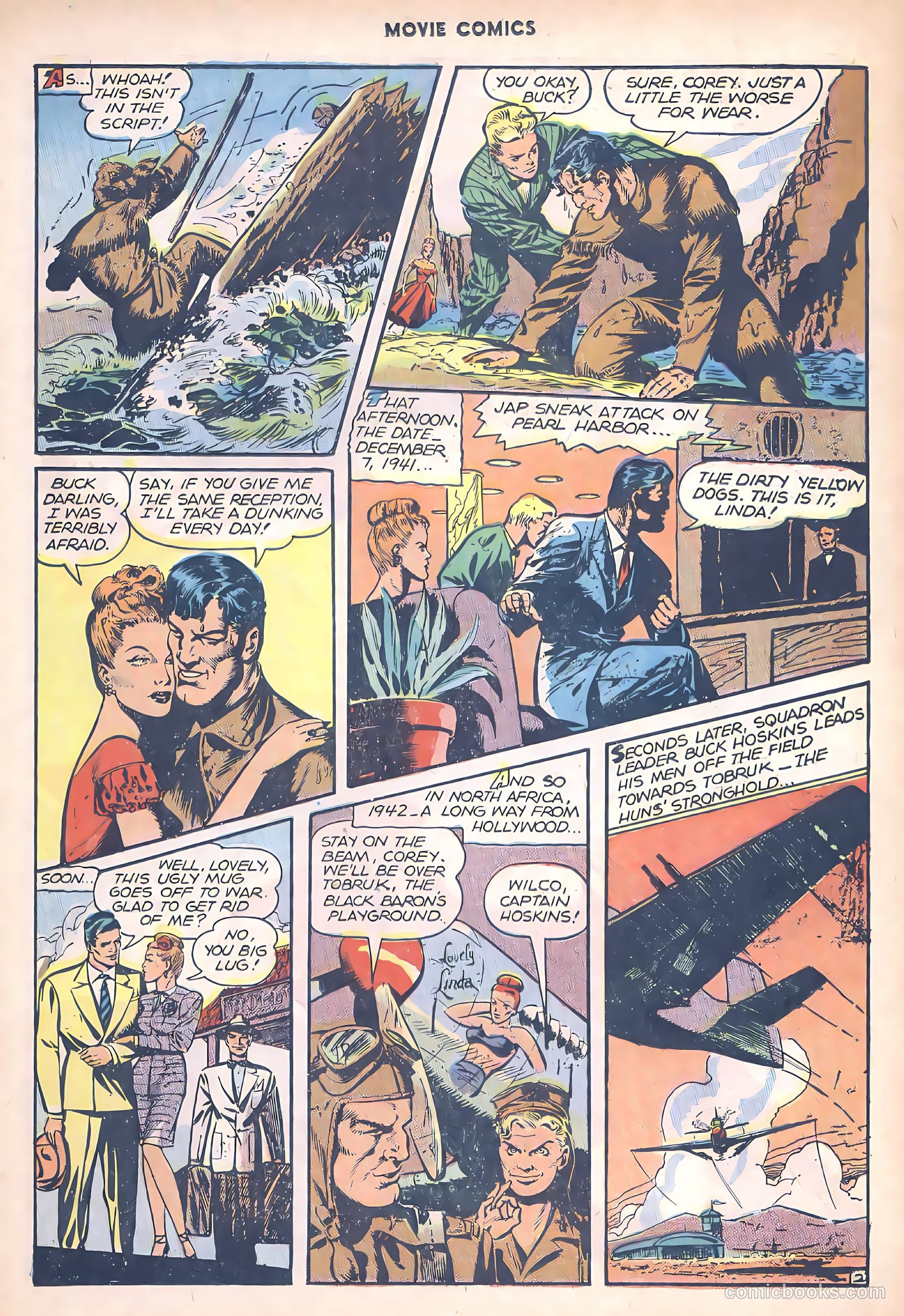 Movie Comics #1 (1946) — page 33 of 52