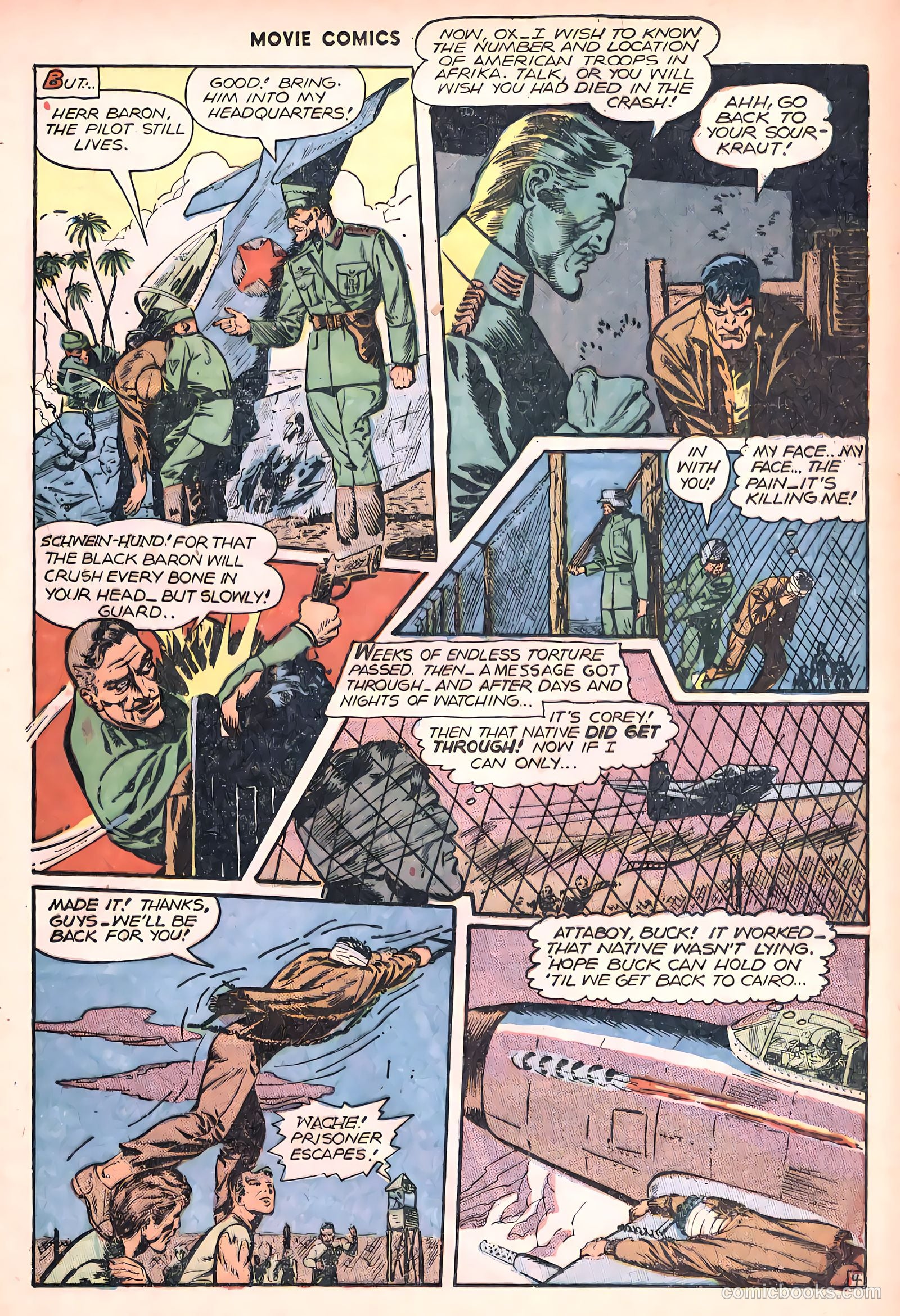 Movie Comics #1 (1946) — page 35 of 52