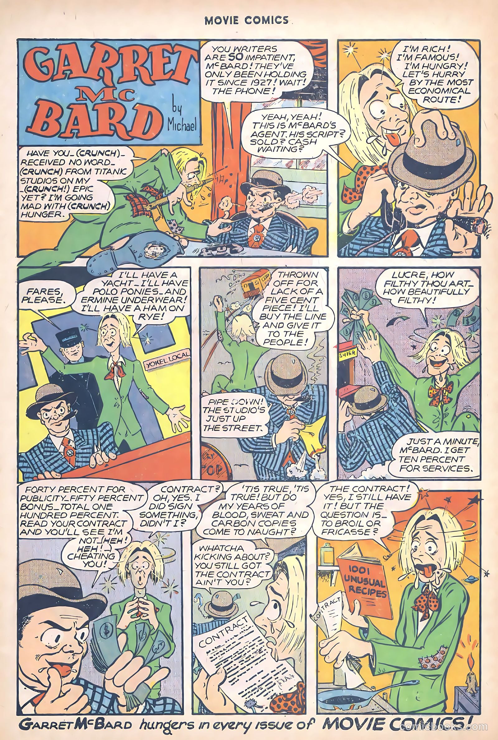 Movie Comics #1 (1946) — page 41 of 52