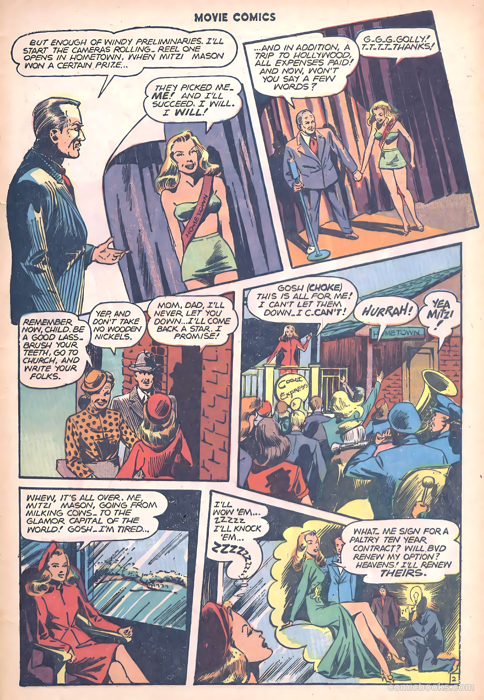 Movie Comics #1 (1946) — page 43 of 52