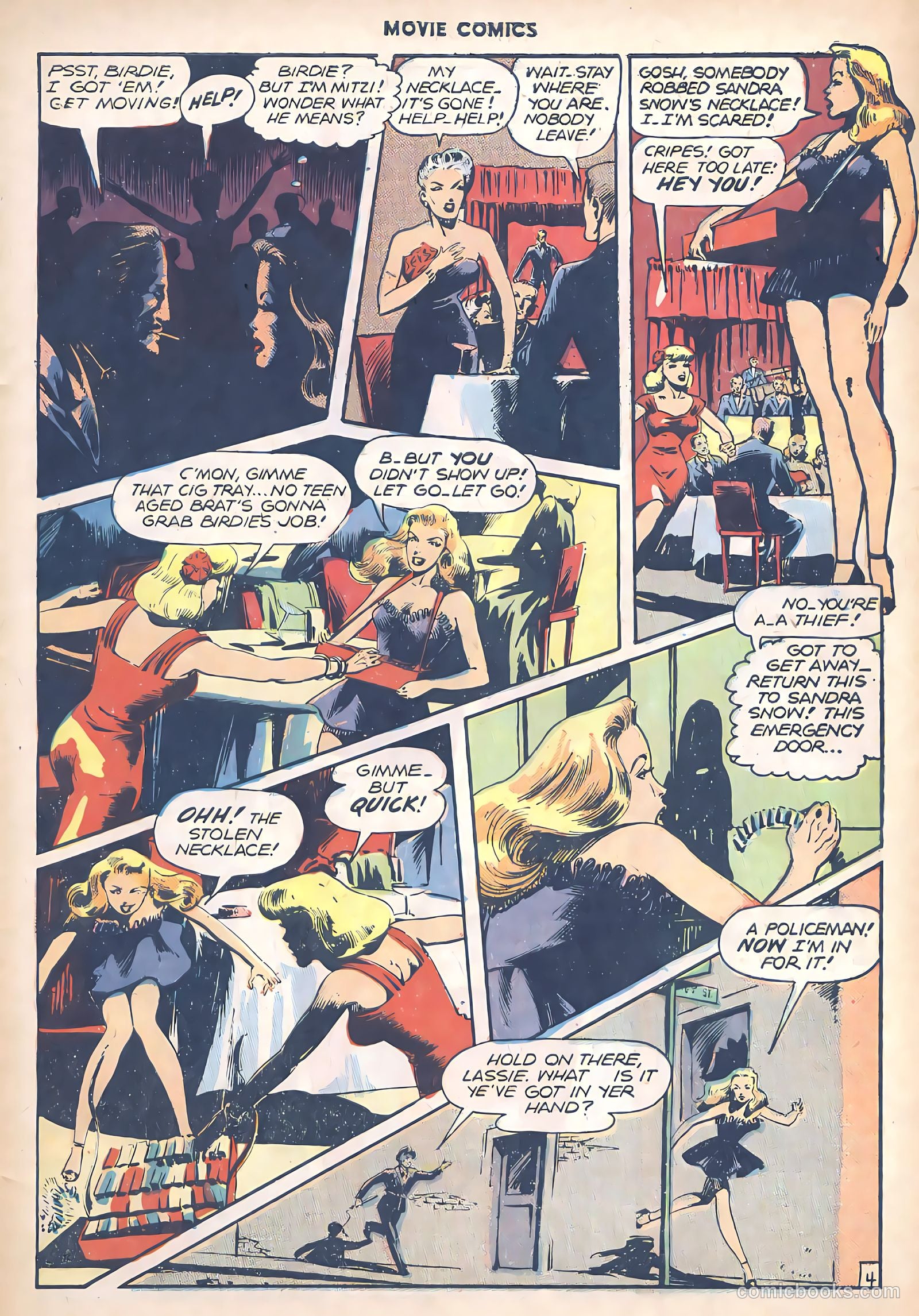 Movie Comics #1 (1946) — page 45 of 52