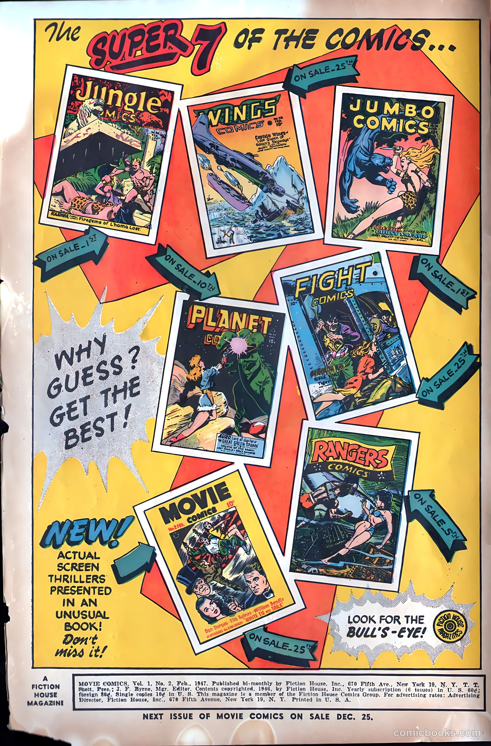 Movie Comics #2 (1947) — page 2 of 52