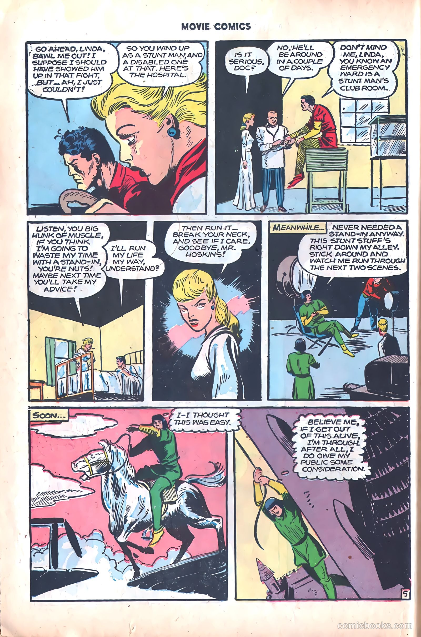 Movie Comics #2 (1947) — page 36 of 52