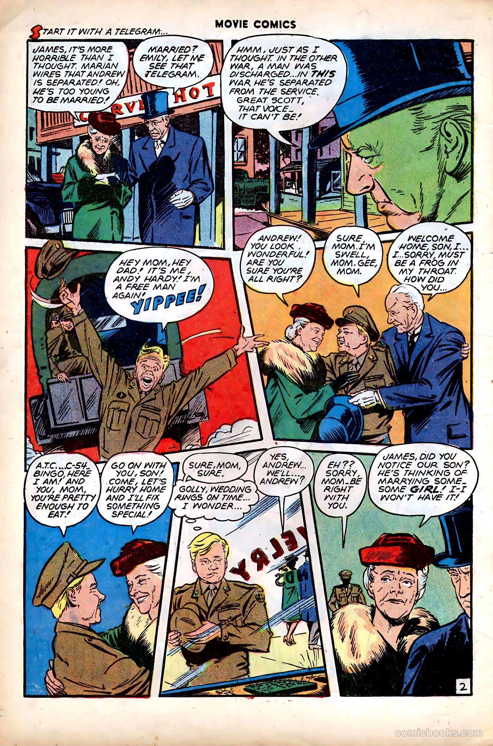 Movie Comics #3 (1947) — page 5 of 53
