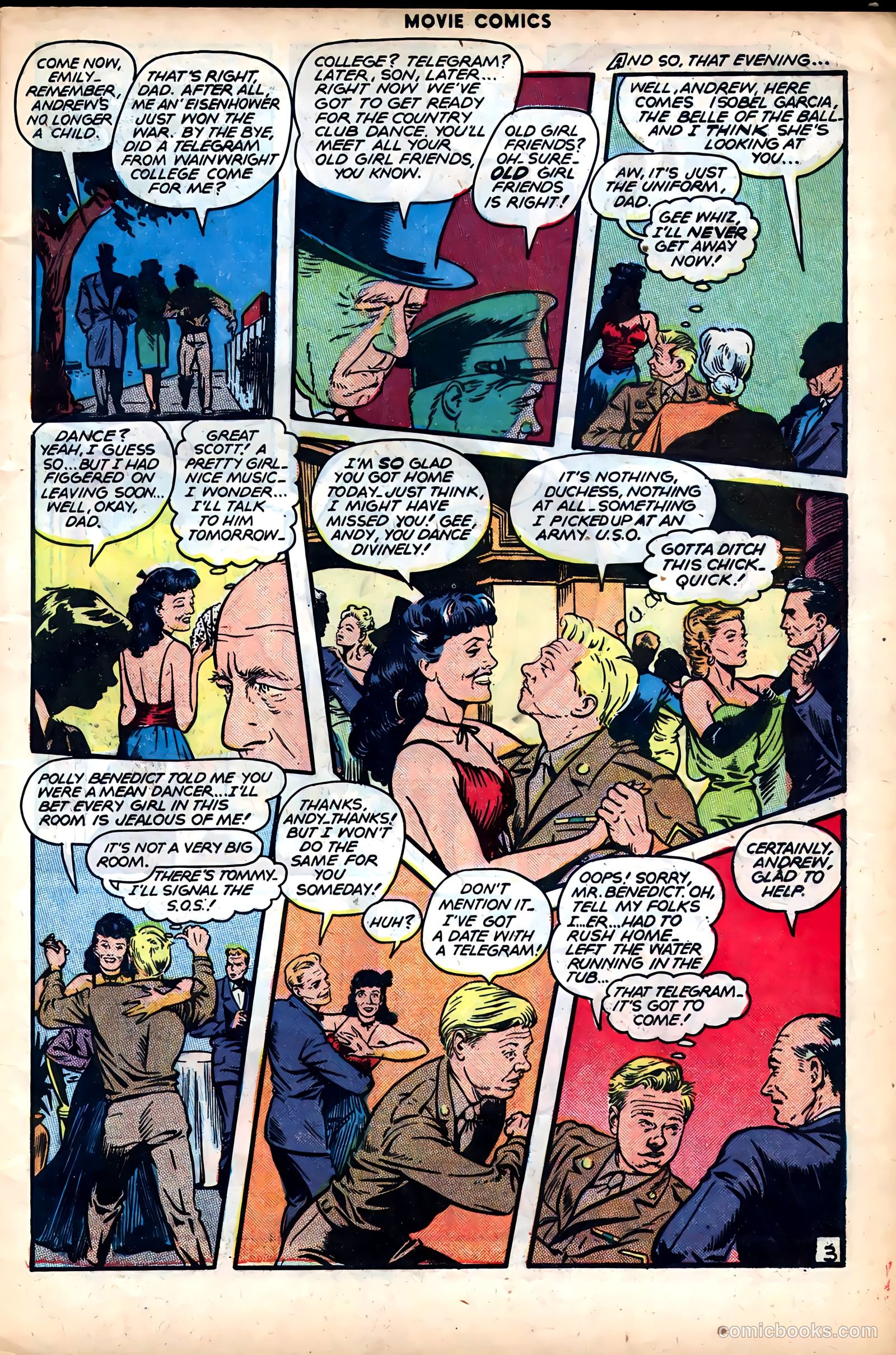 Movie Comics #3 (1947) — page 6 of 53