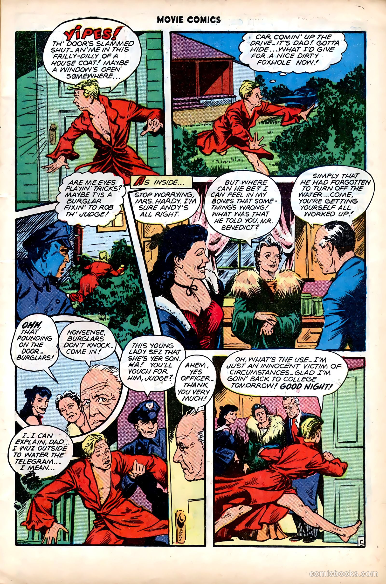 Movie Comics #3 (1947) — page 8 of 53