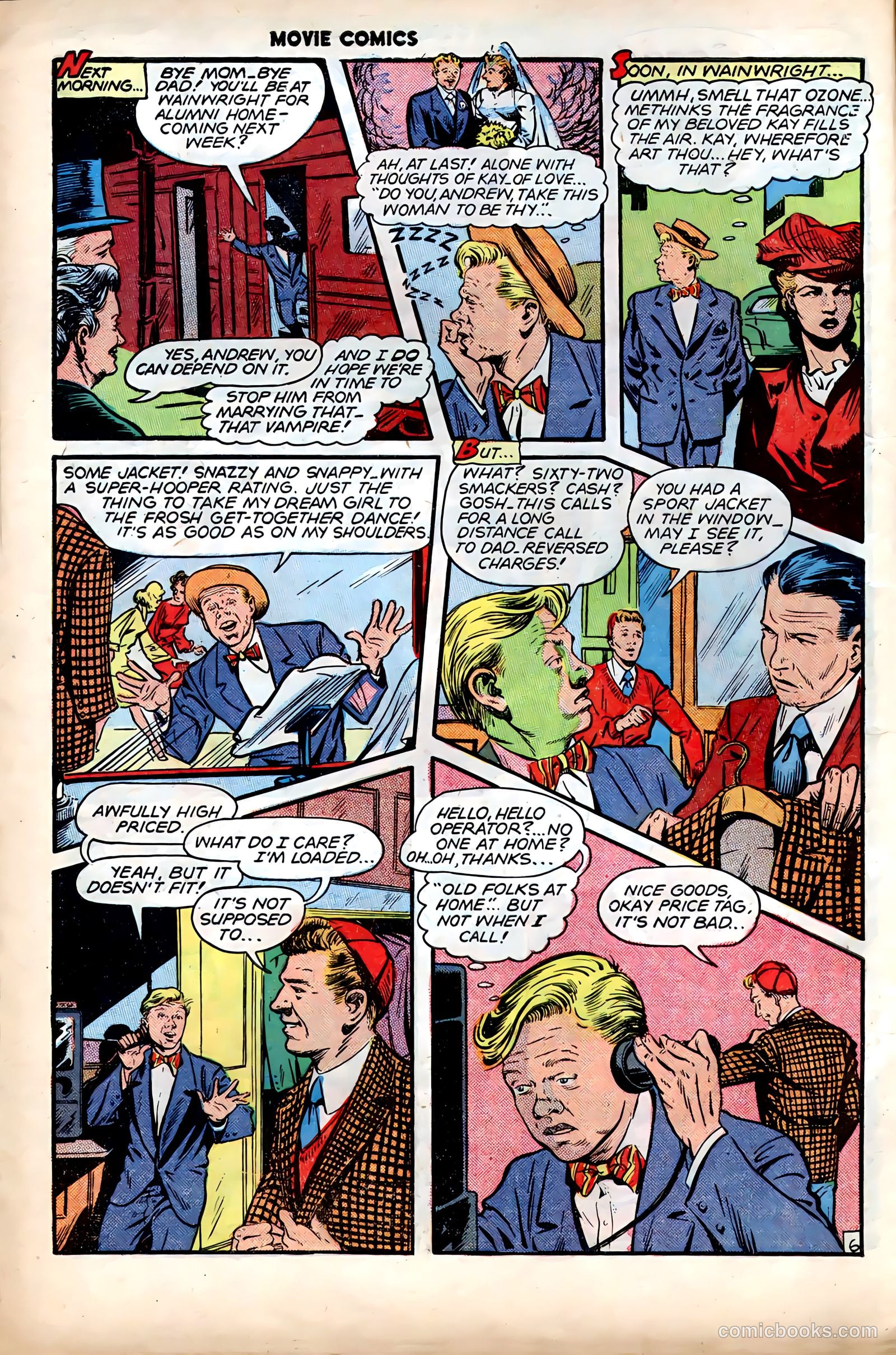 Movie Comics #3 (1947) — page 9 of 53