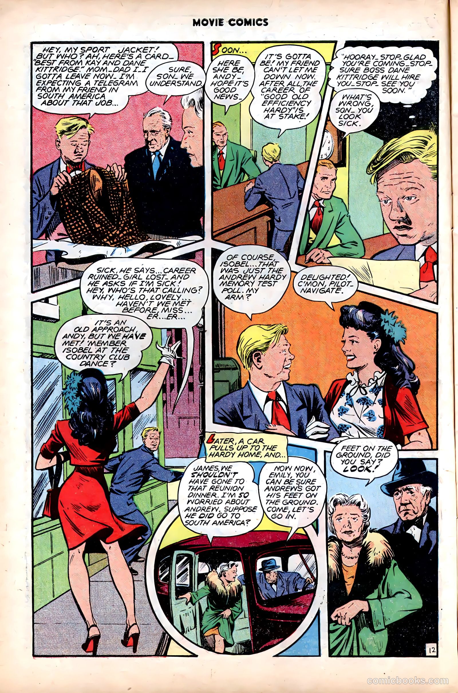 Movie Comics #3 (1947) — page 15 of 53