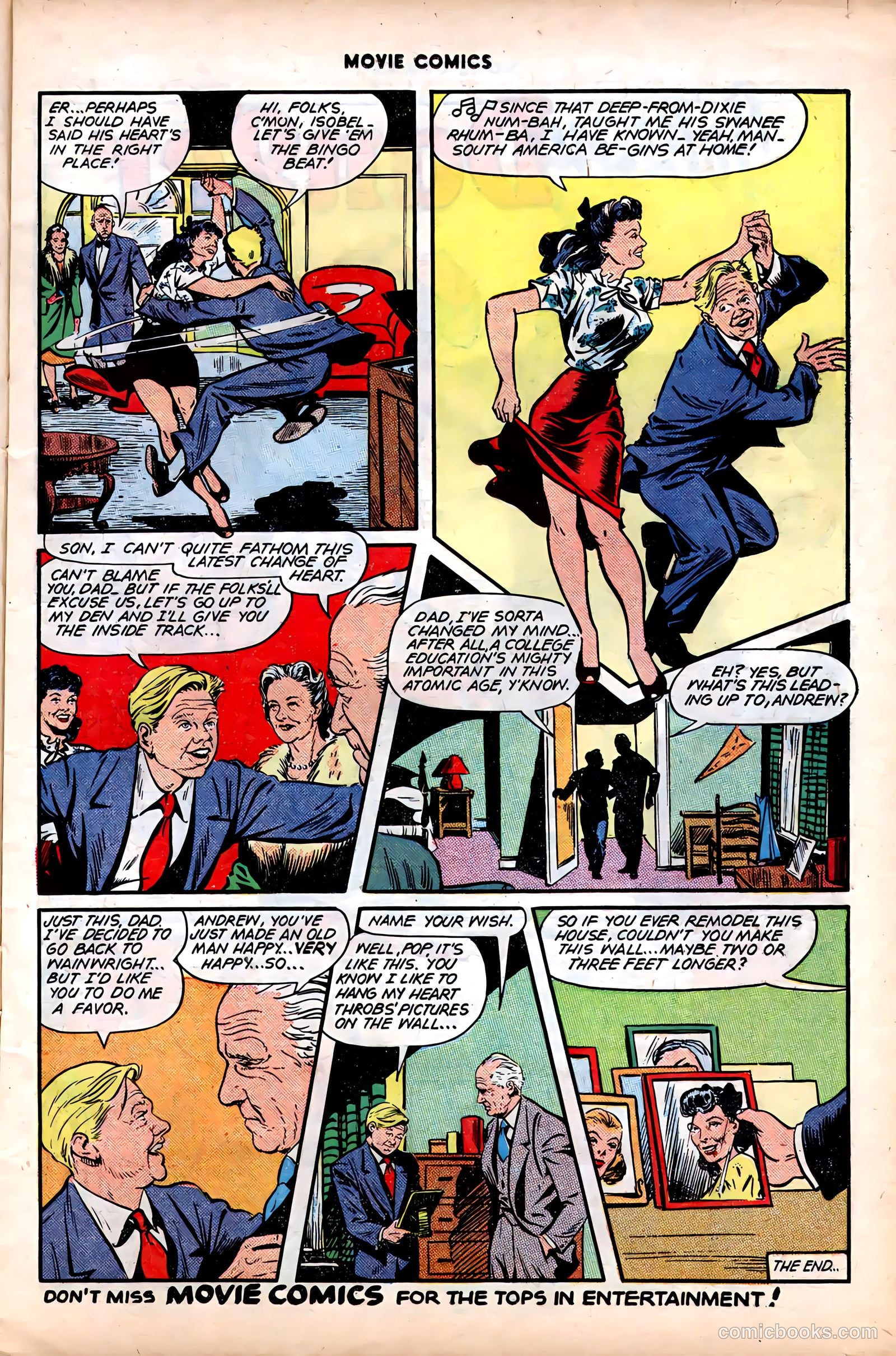 Movie Comics #3 (1947) — page 16 of 53