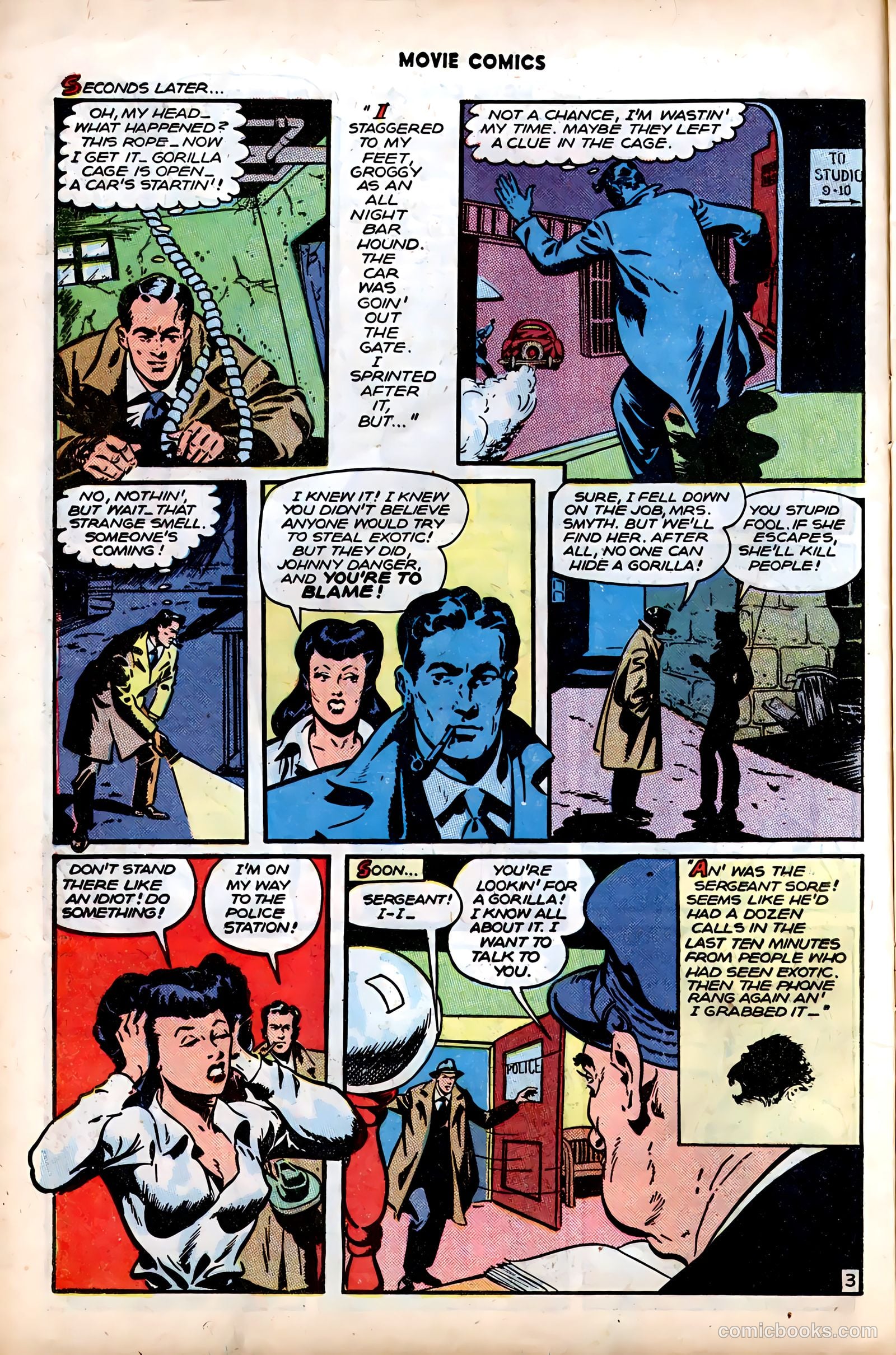 Movie Comics #3 (1947) — page 19 of 53
