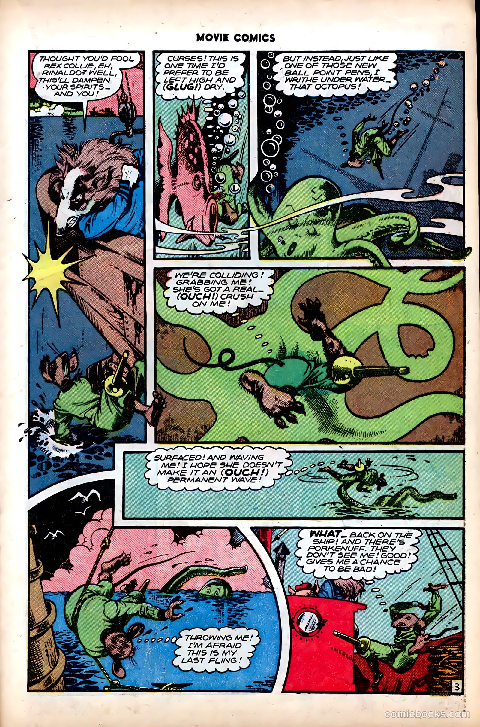 Movie Comics #3 (1947) — page 32 of 53